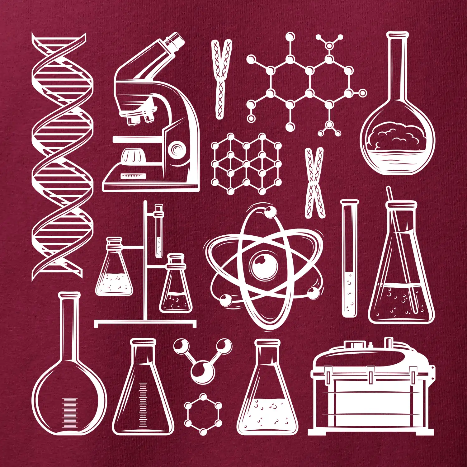 Laboratoř - ikony