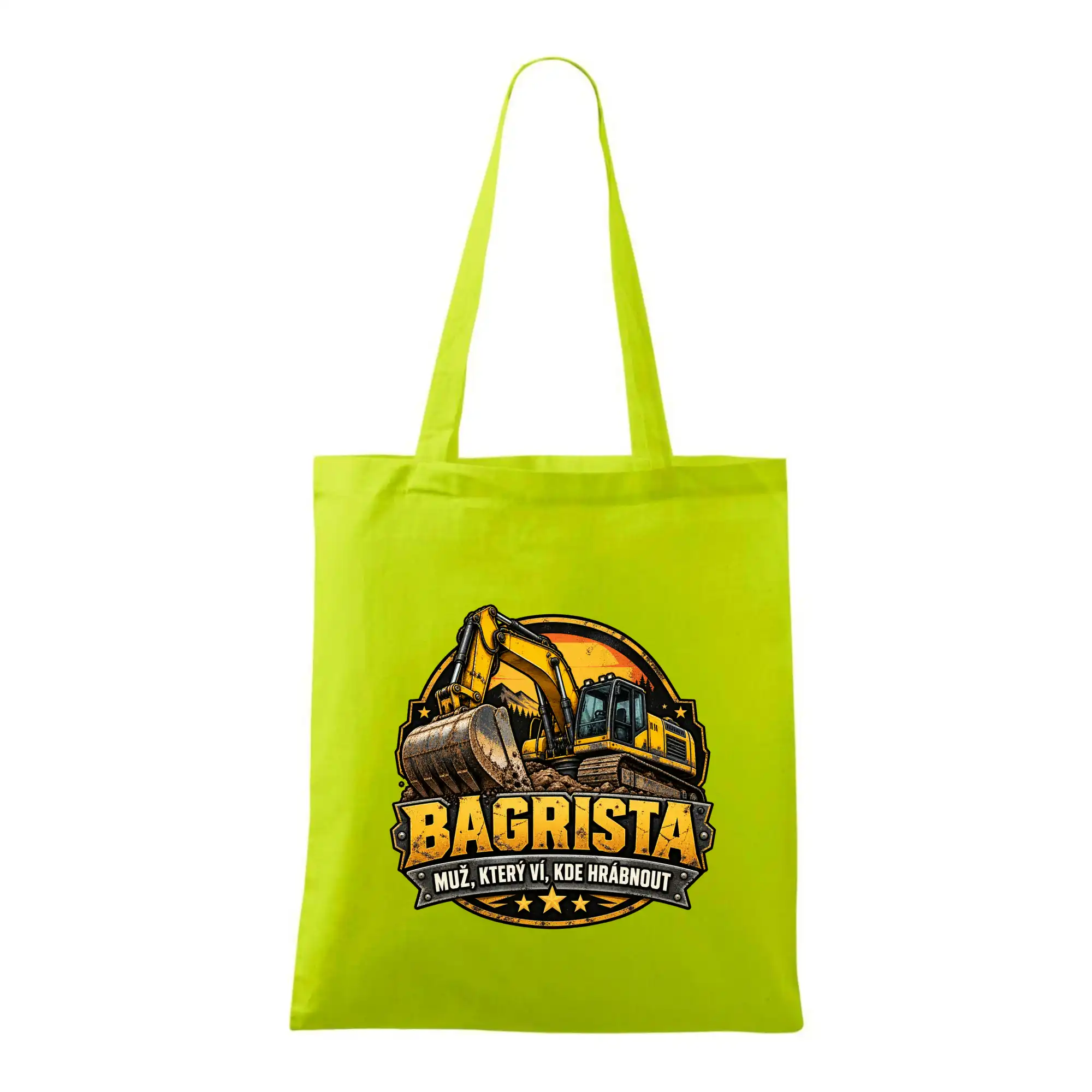 Bagrista muž který ví kde hrábnout