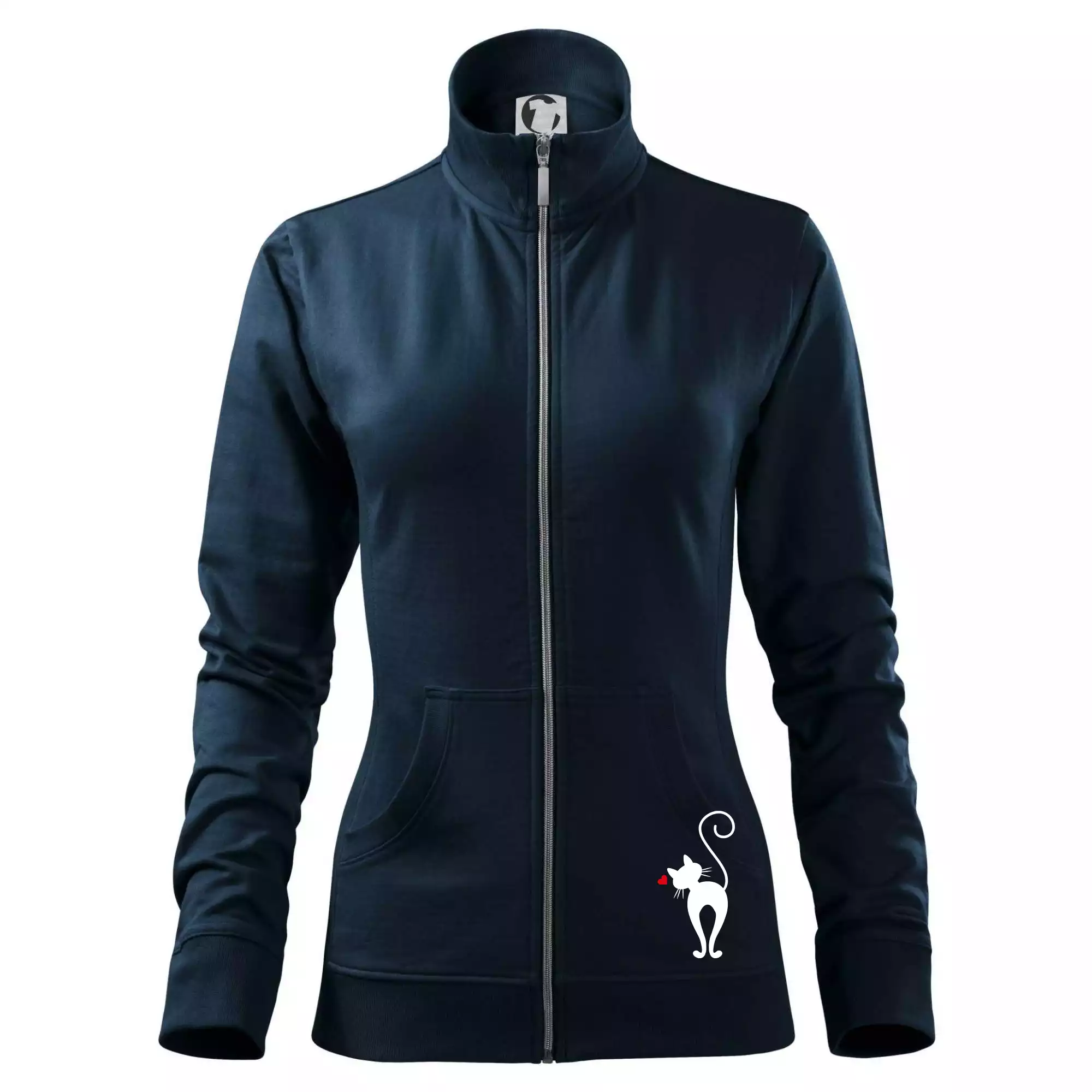 Zamilovaná kočka zezadu