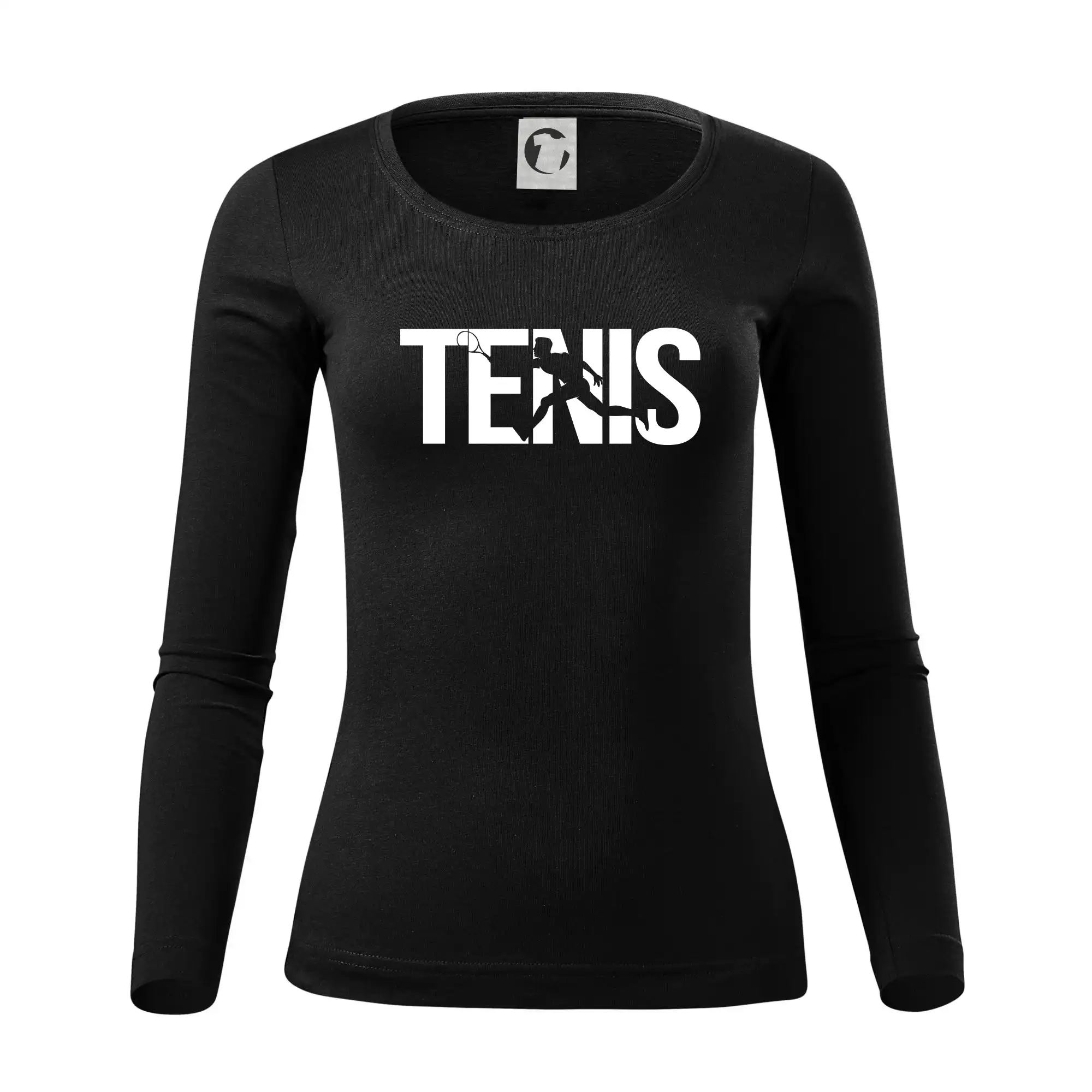 Tenis nápis silueta
