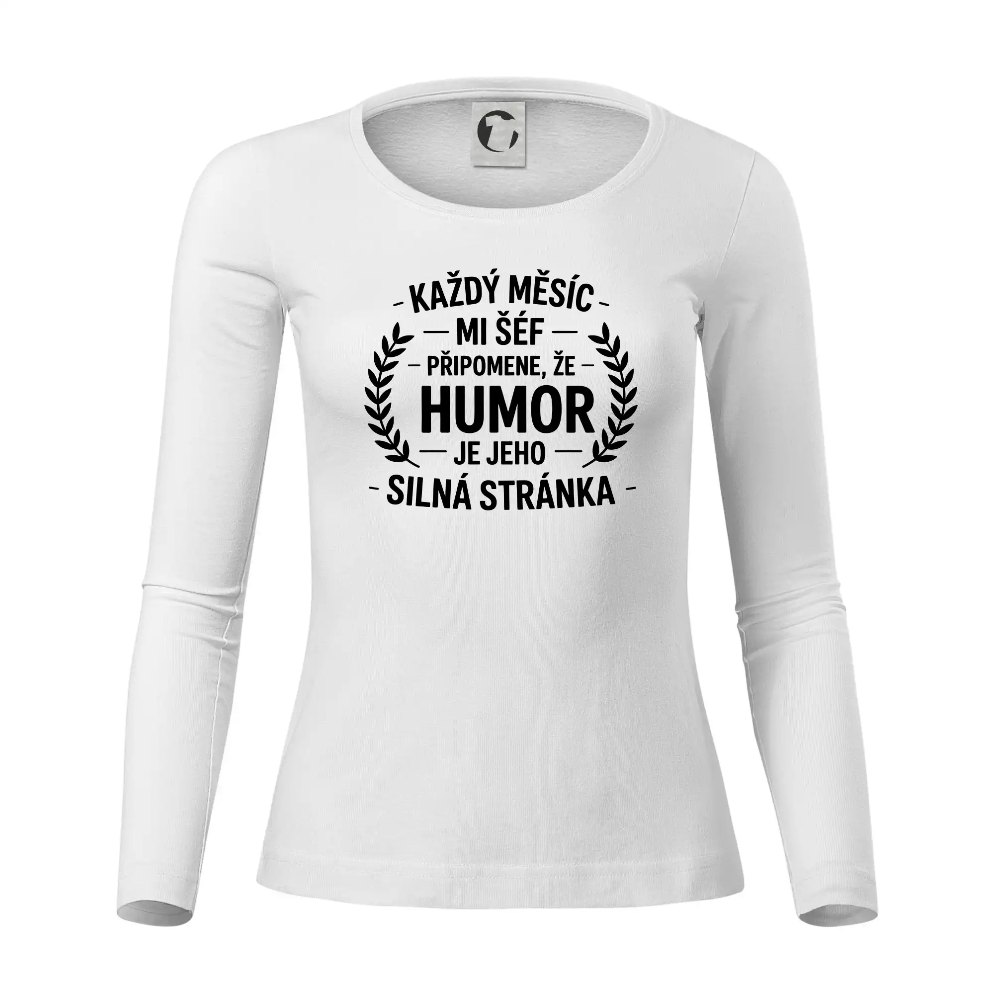 Každý měsíc mi šéf připomene, že humor je jeho silná stránka černě