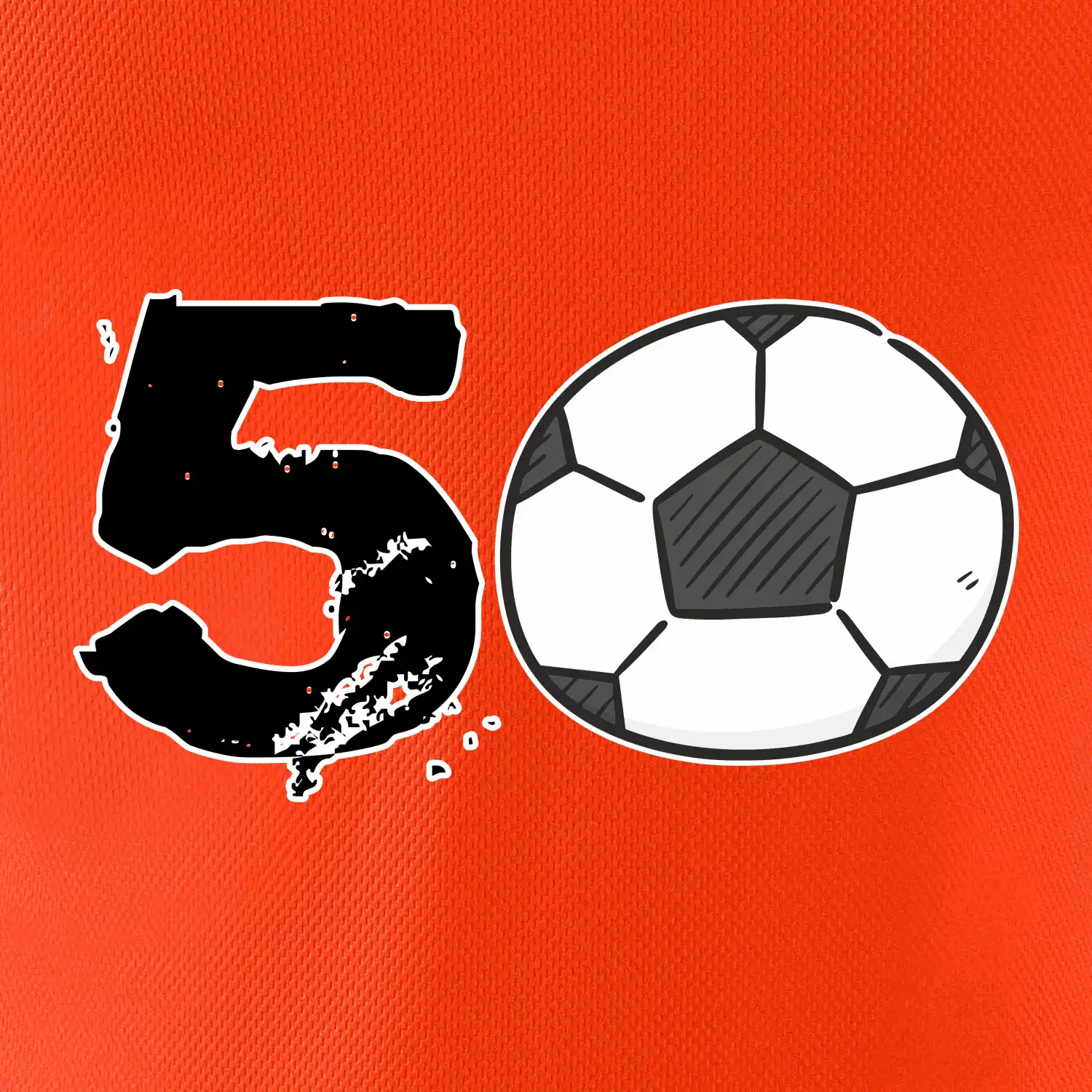 Fotbal kulaté narozeniny 50