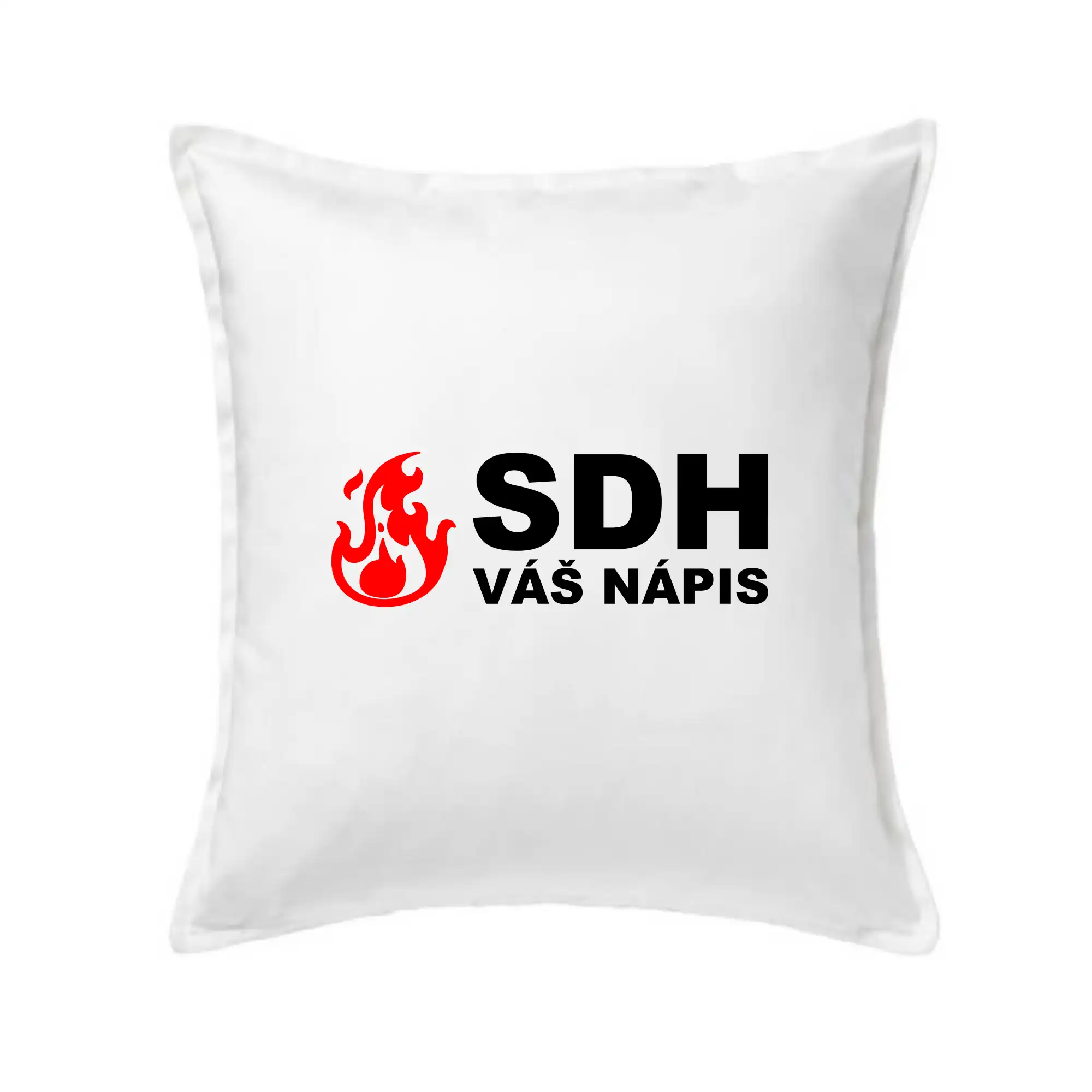 SDH nápis (oheň, název sboru - vlastní nápis)