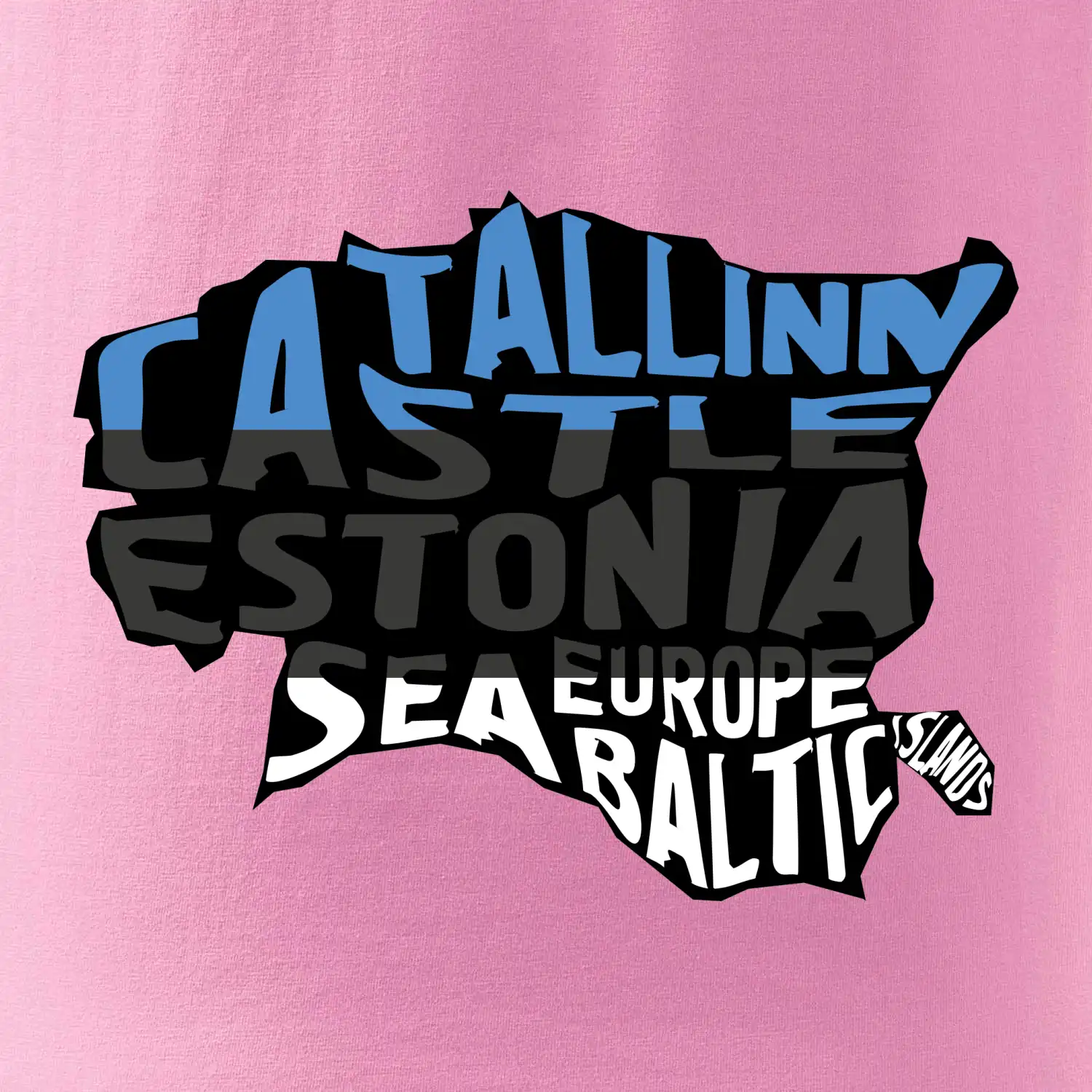 Mapy - názvy měst - Estonsko