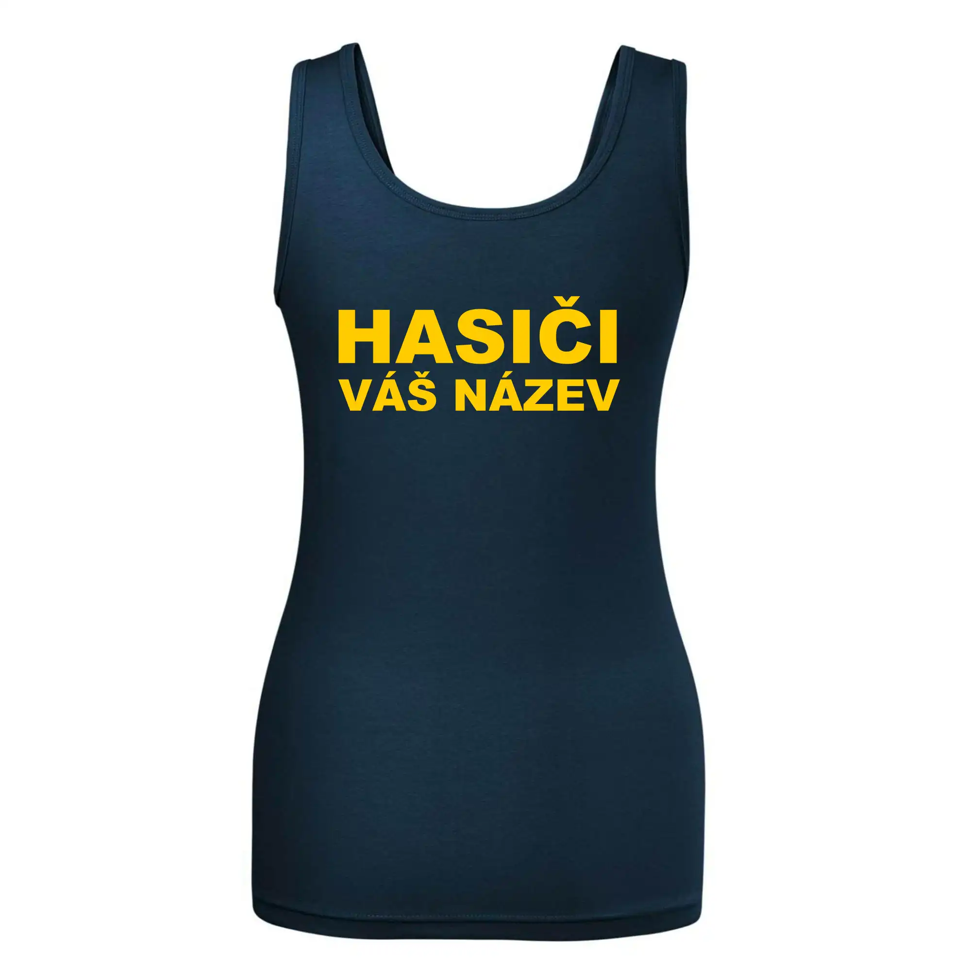 Hasiči - žlutý nápis - váš název sboru