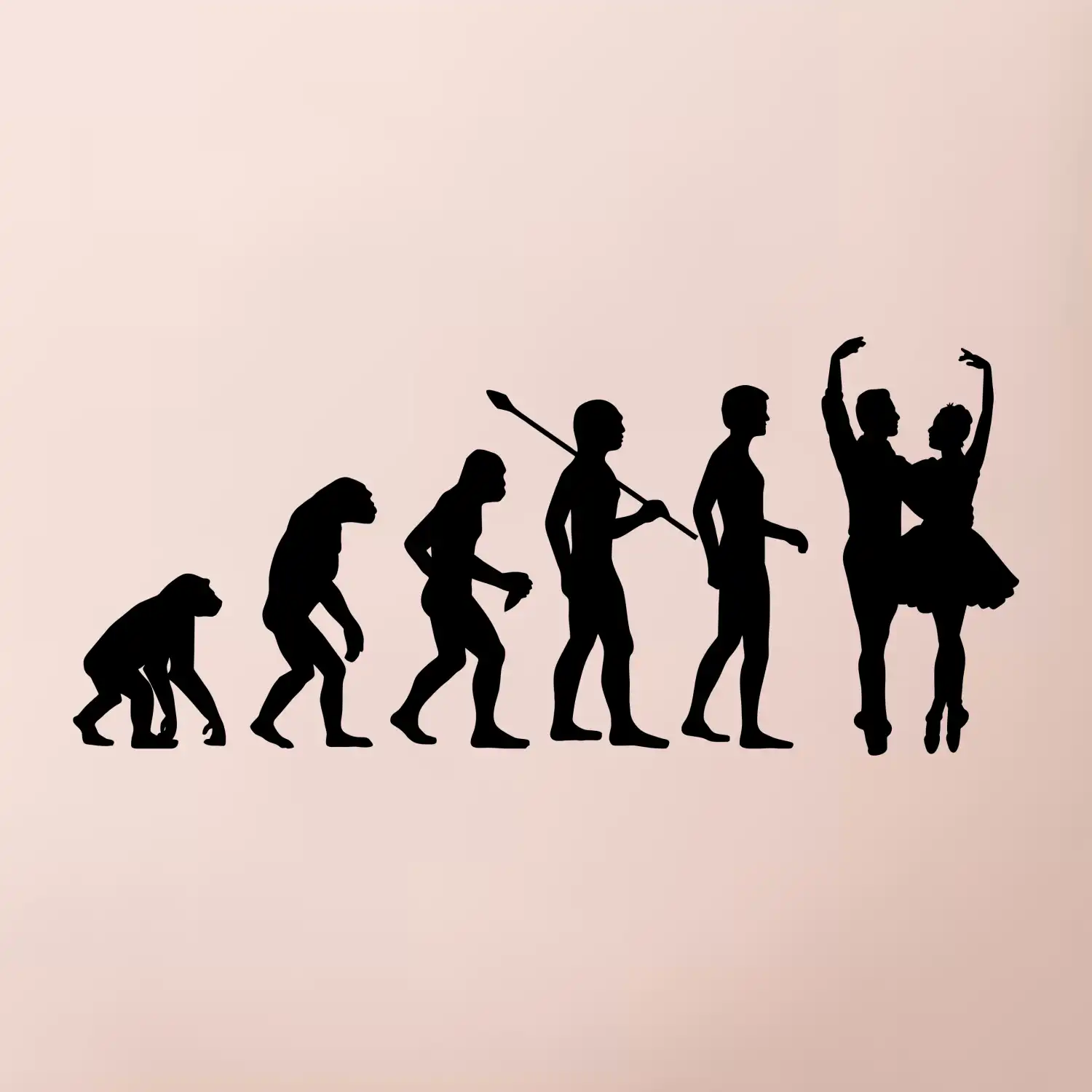 Evoluce tanec - pár