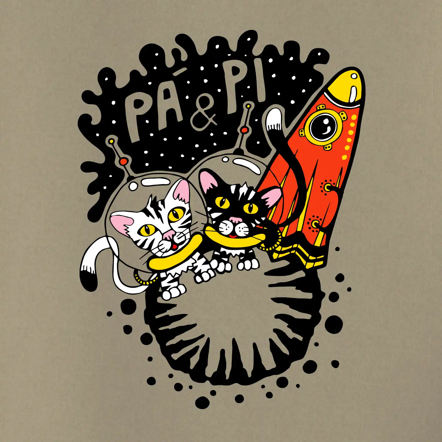 Pá a Pi z kočičí planety (Pecka Design)