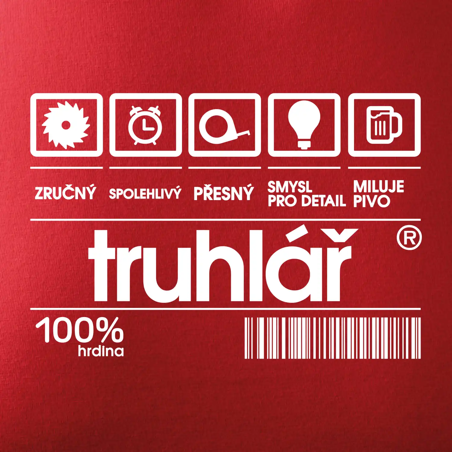 Čárový kód truhlář