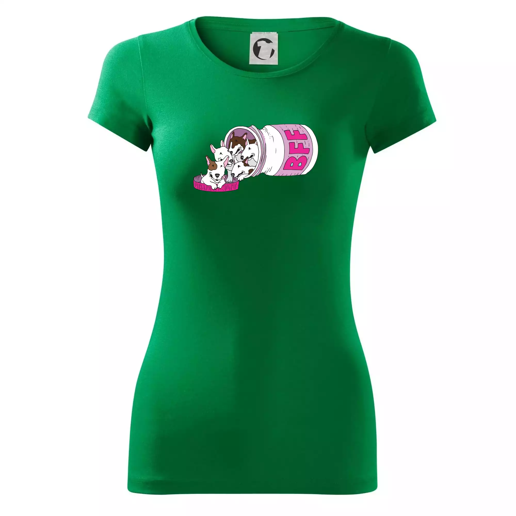 Bullterrier Friends Forever růžové (Pecka design)