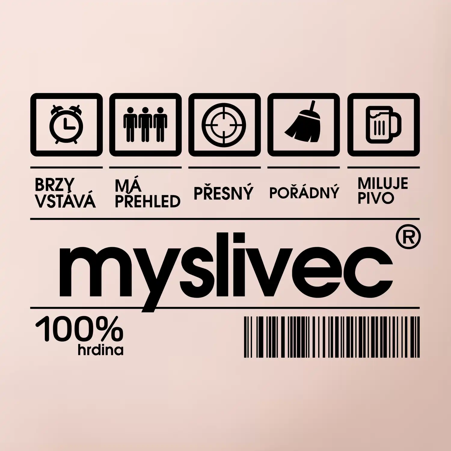 Čárový kód myslivec