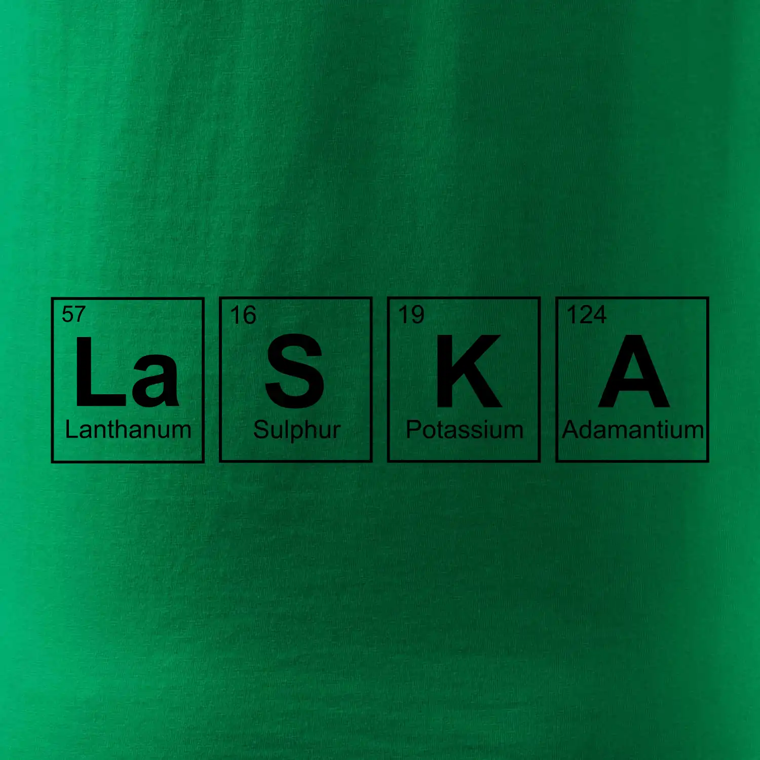 Láska  - periodická tabulka