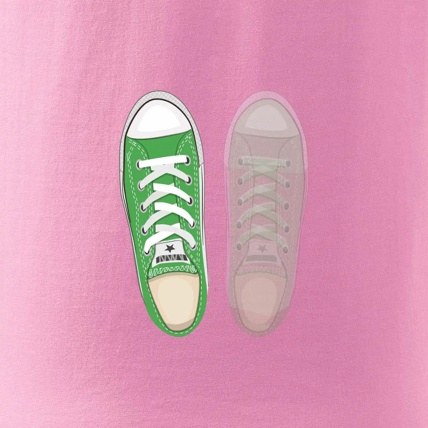 Párové boty - zelené