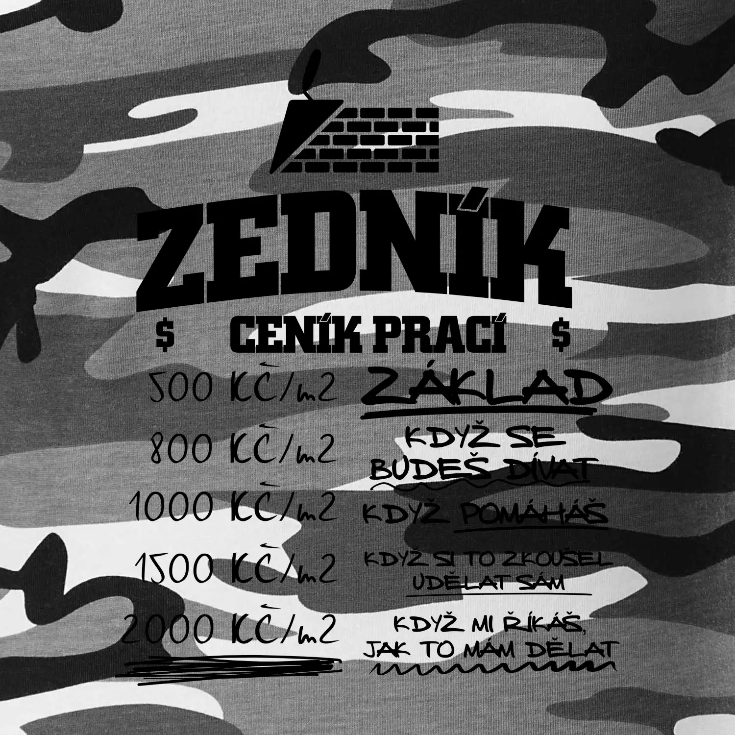 Ceník zedníka - cena za metr