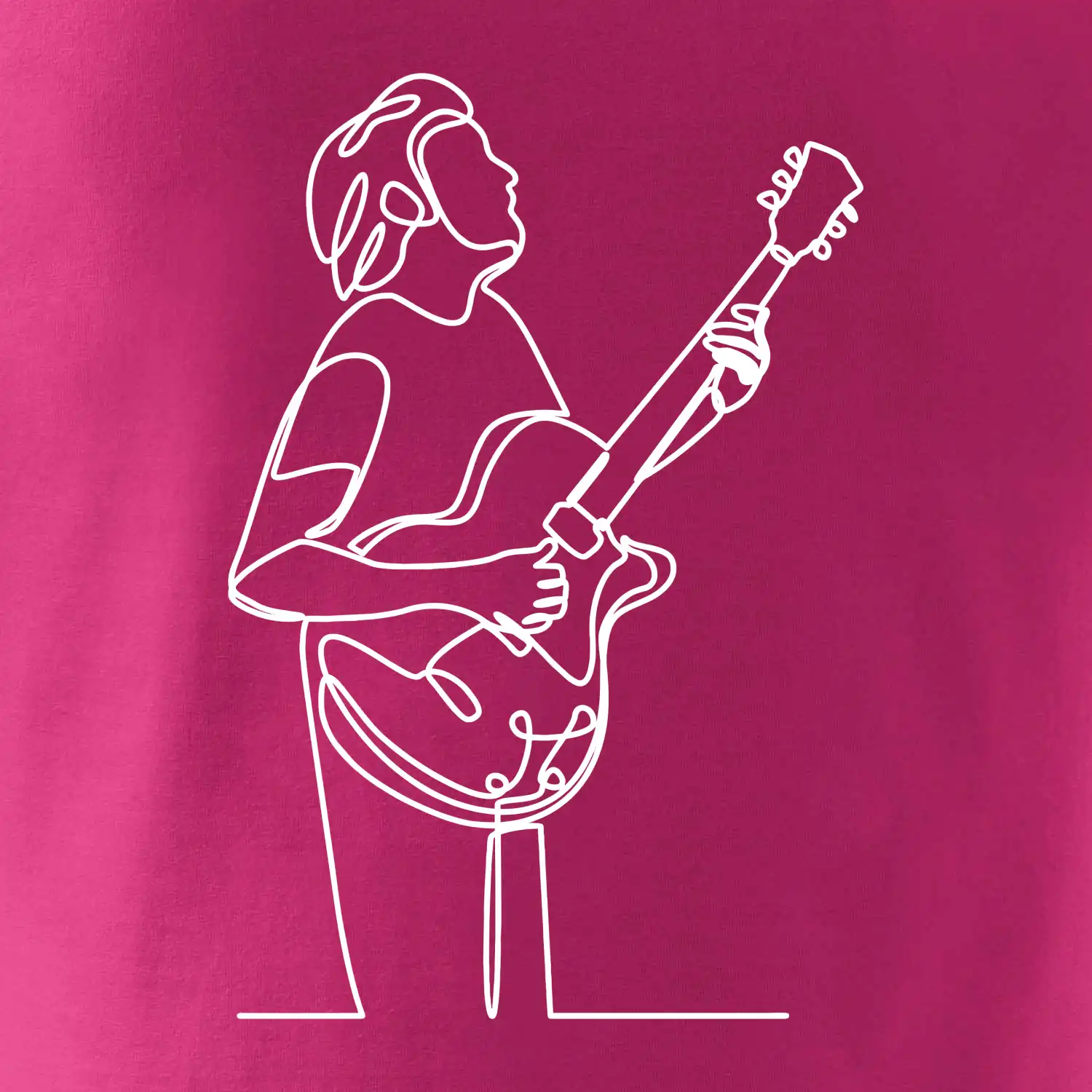 Kytarista jedním tahem