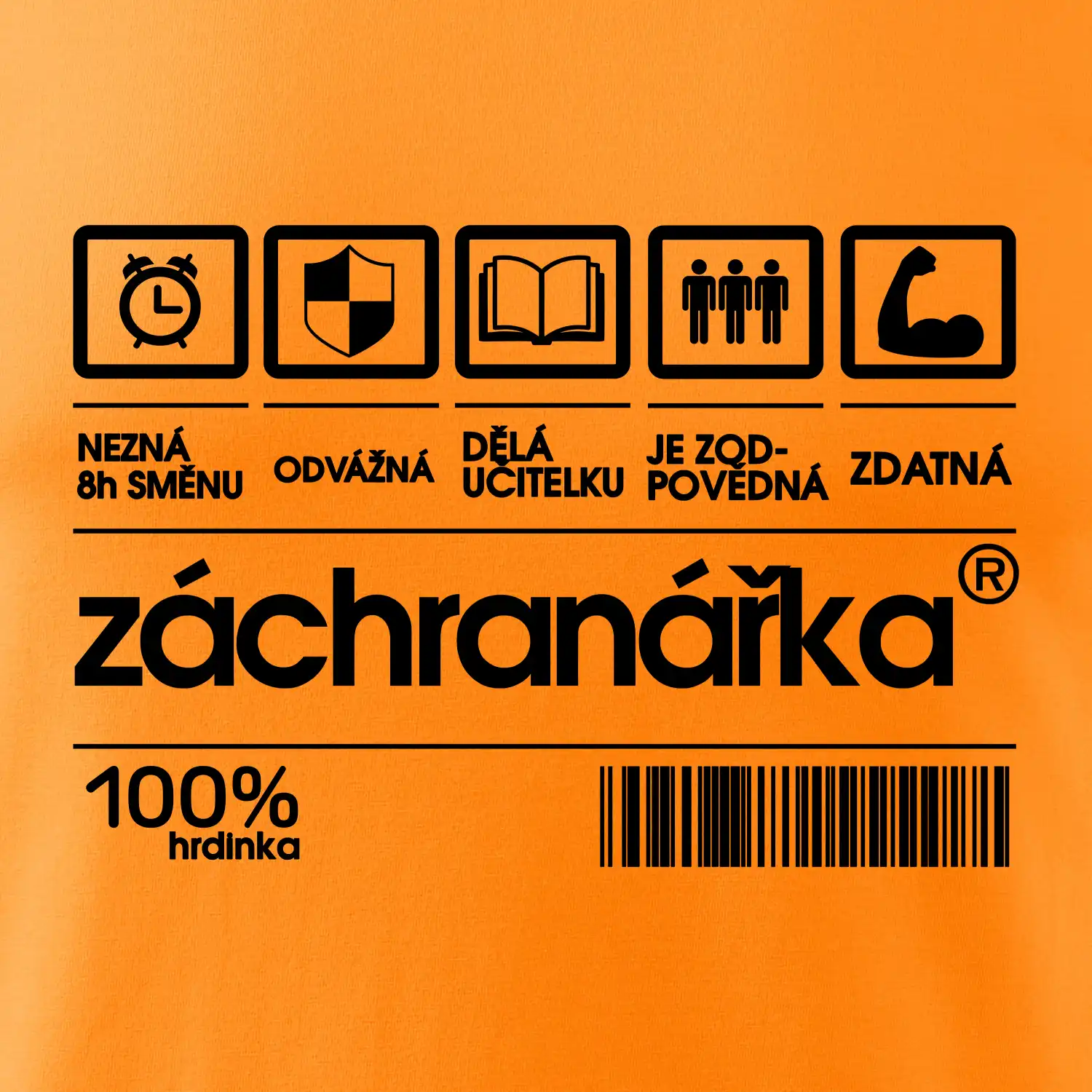 Čárový kód záchranářka