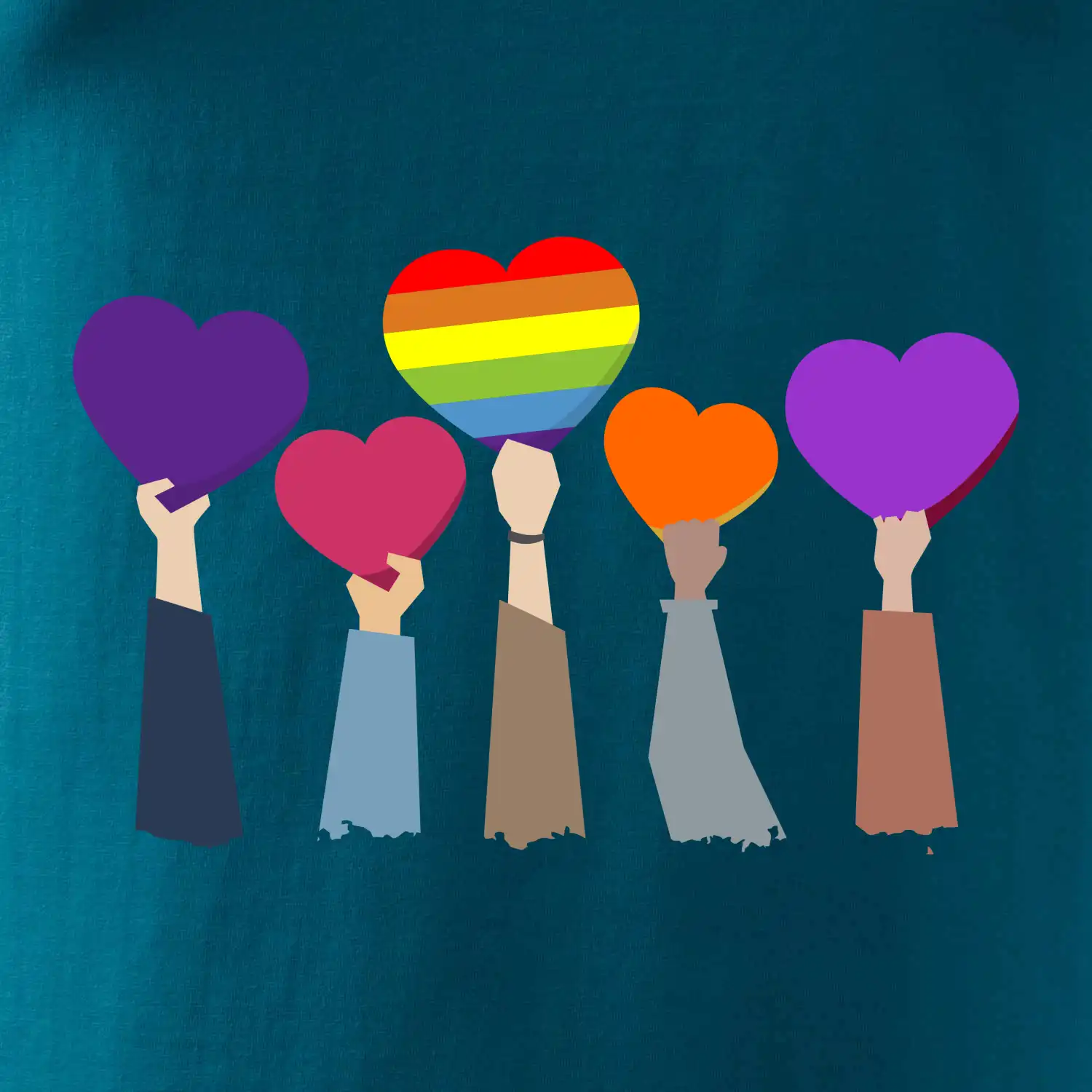LGBT ruce srdce