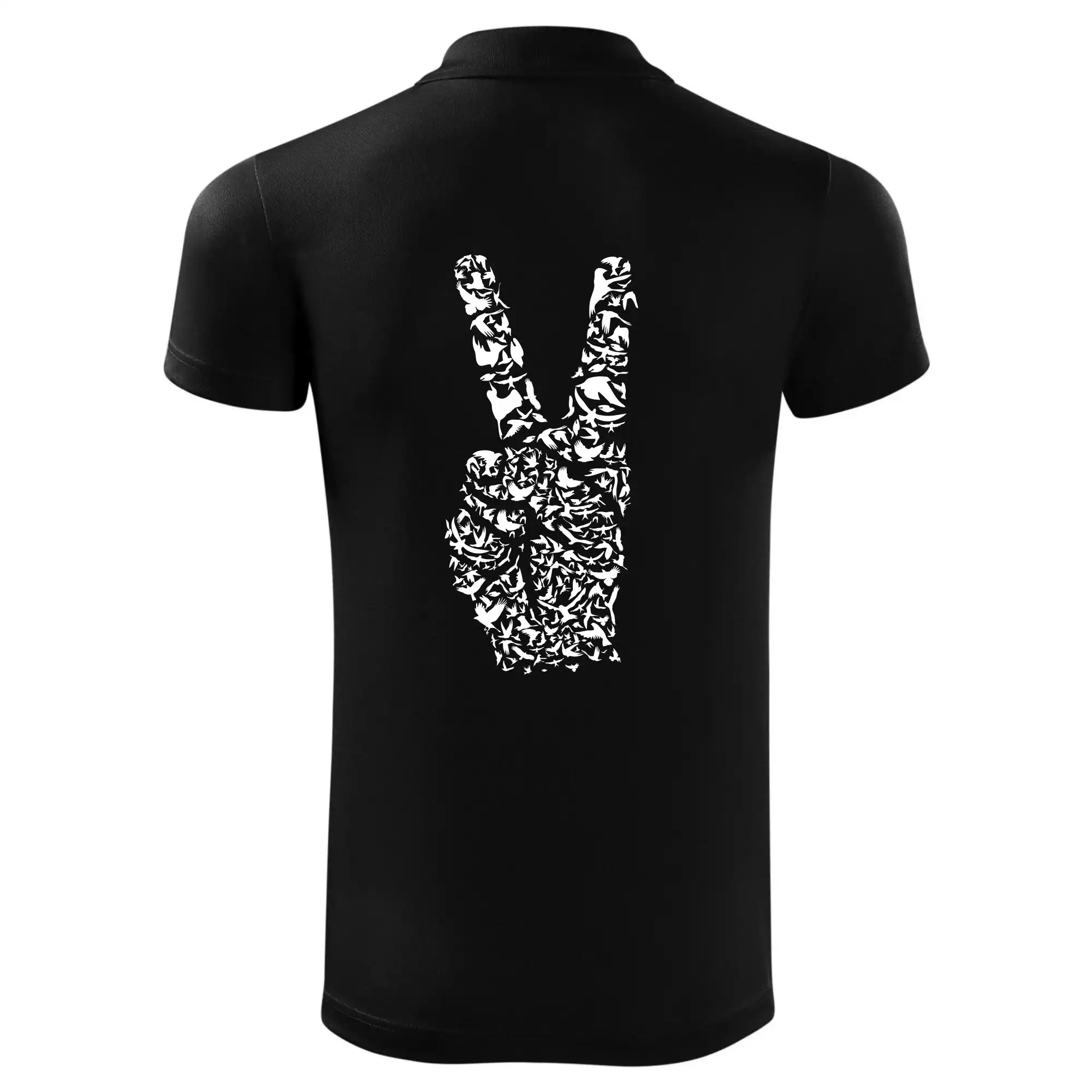 Peace symbol two fingers