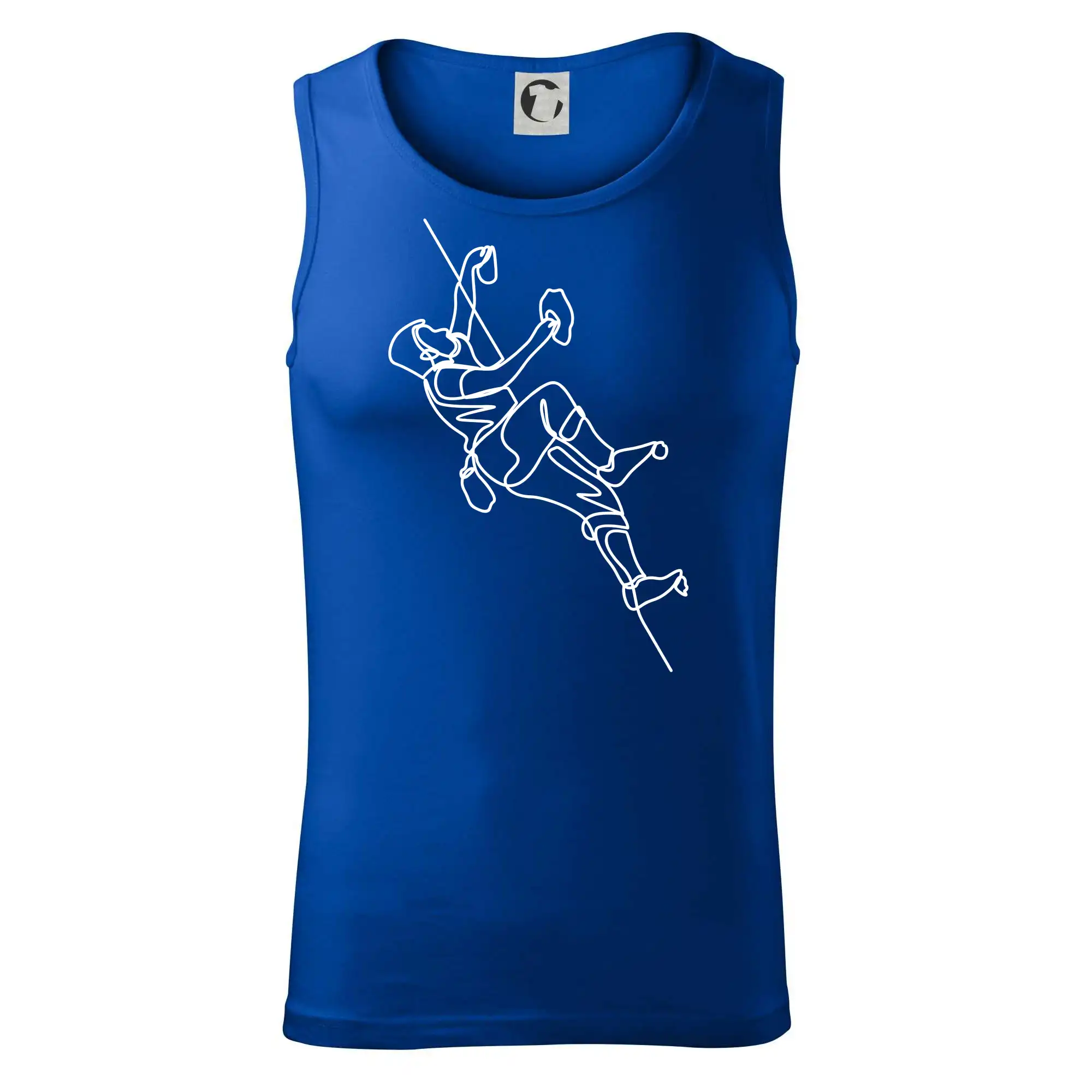 Lezecká stěna jedním tahem