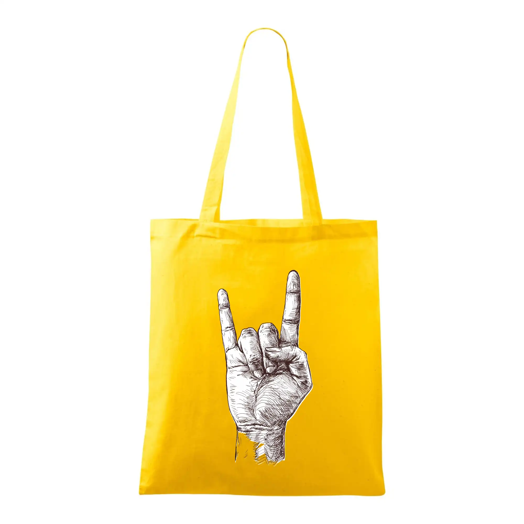 Rocková ruka kreslená