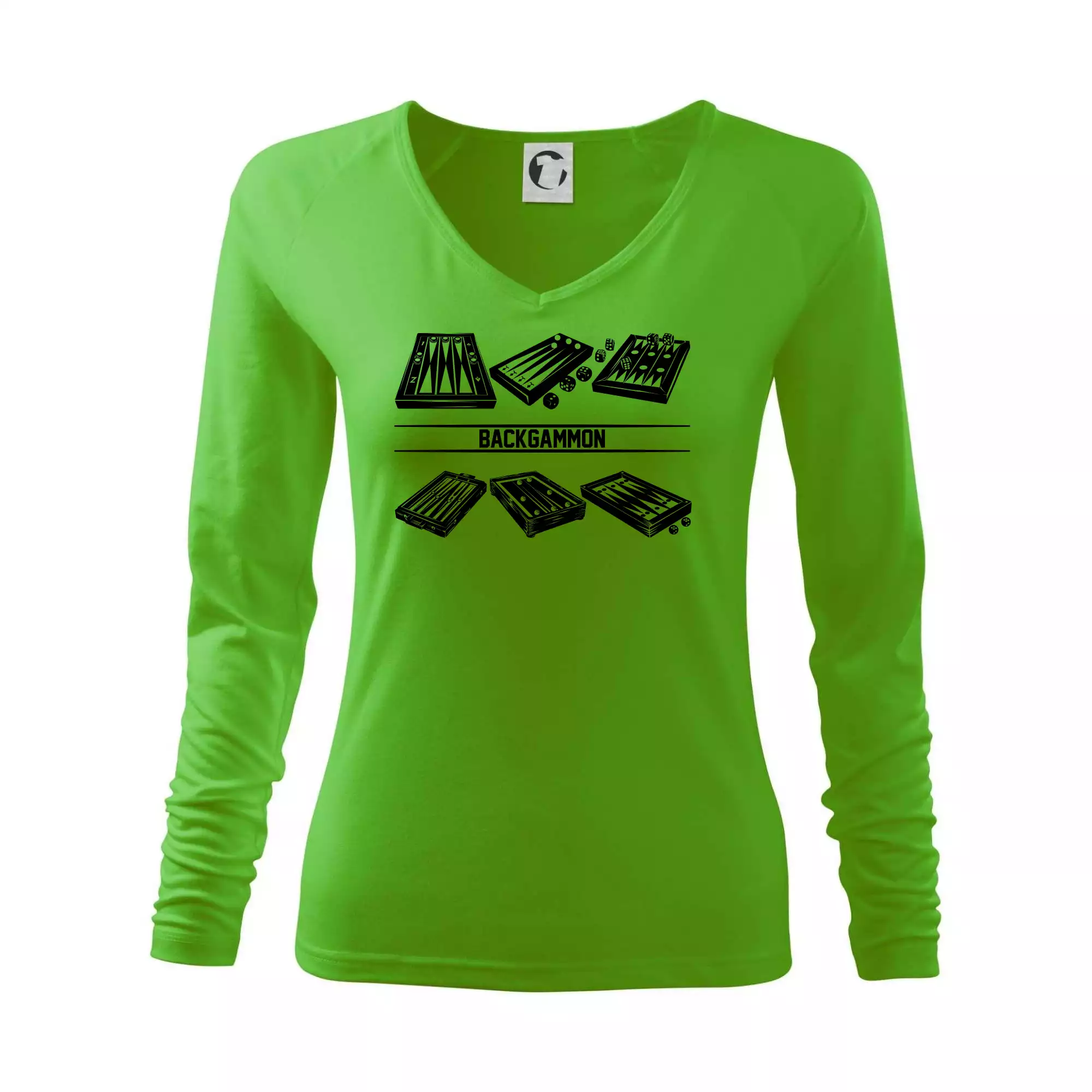 Backgammon černý set