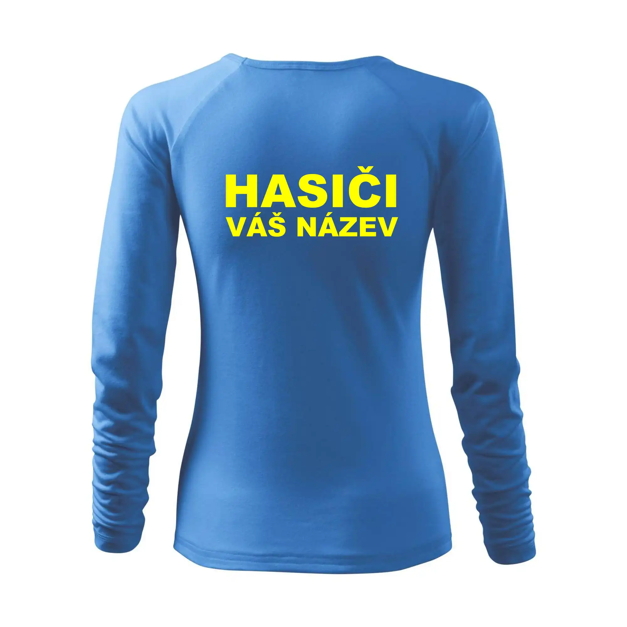 Hasiči - žlutý nápis - váš název sboru