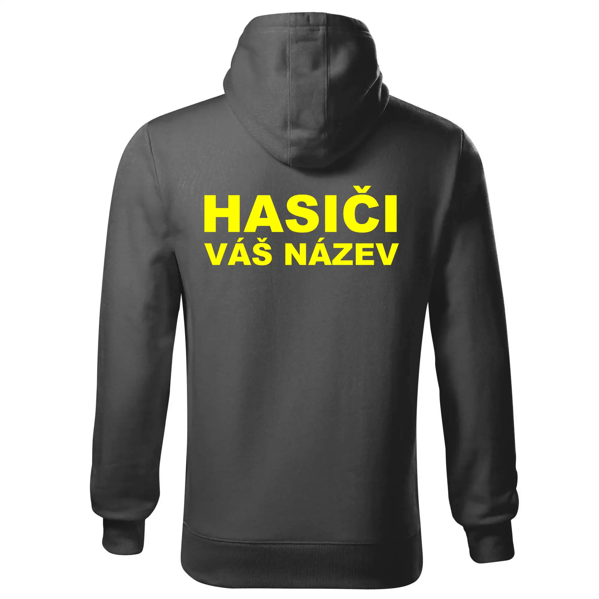 Hasiči - žlutý nápis - váš název sboru