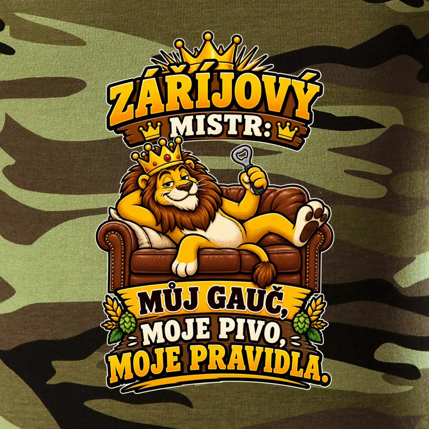 Záříjový mistr -  můj gauč, moje pivo, moje pravidla