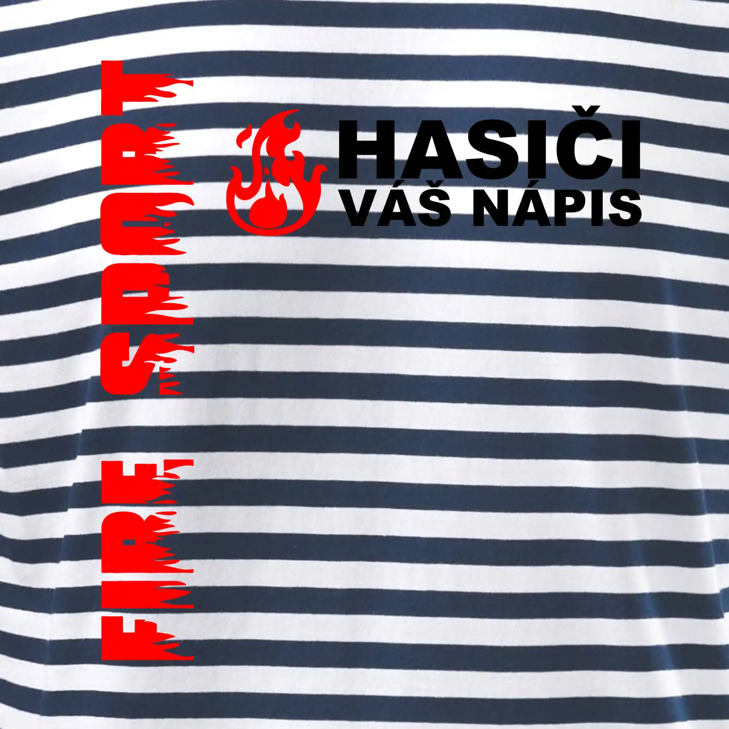 Hasiči (oheň,  Firesport, název sboru - vlastní nápis)