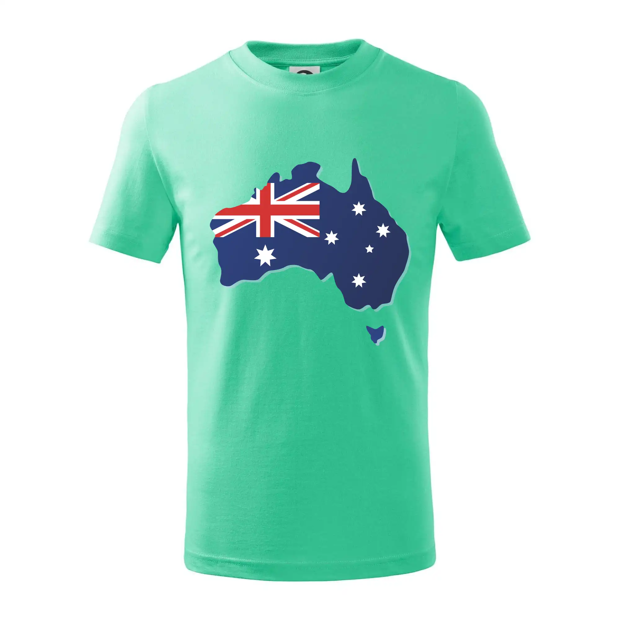 Austrálie - vlajka mapa