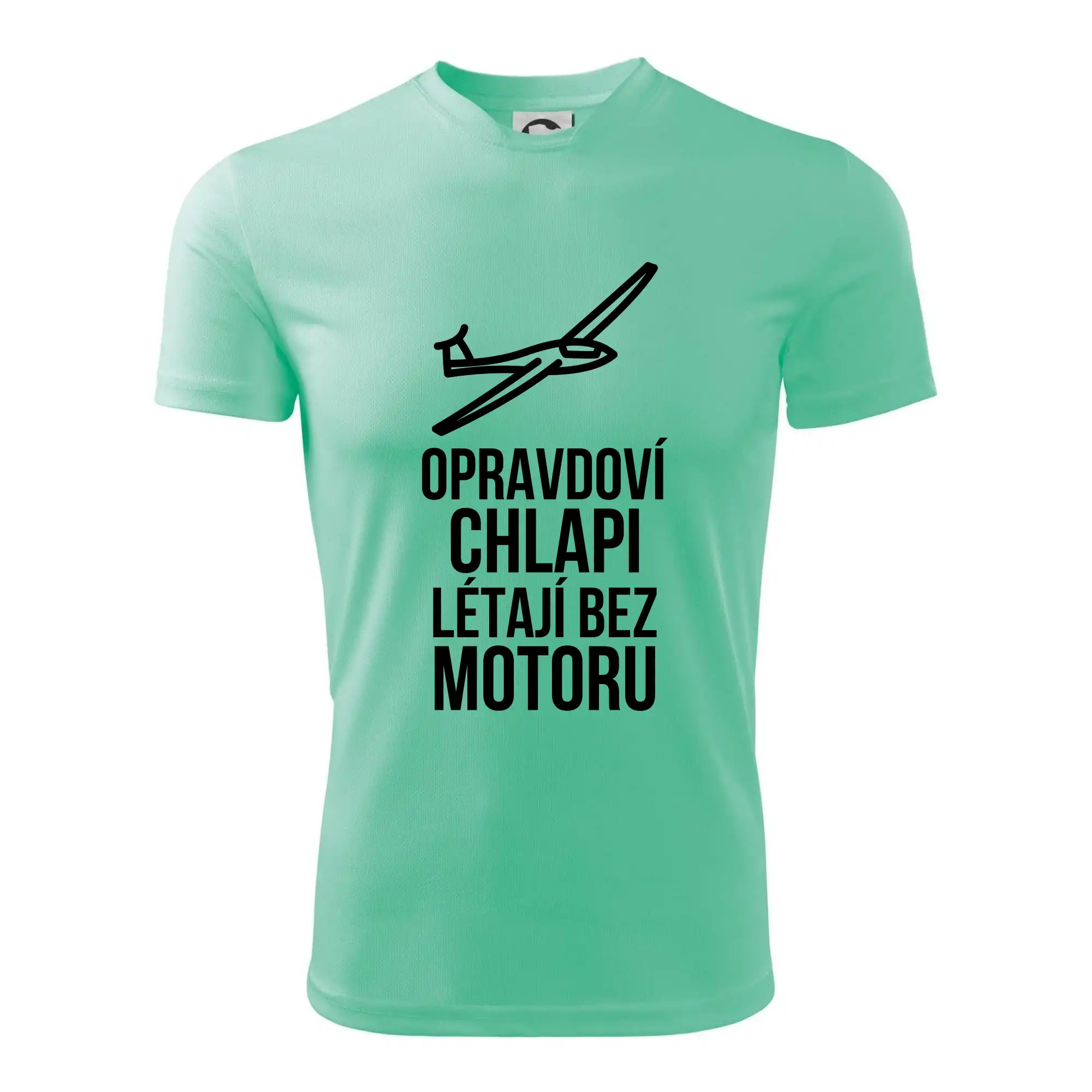 Opravdovi chlapi létají bez motoru
