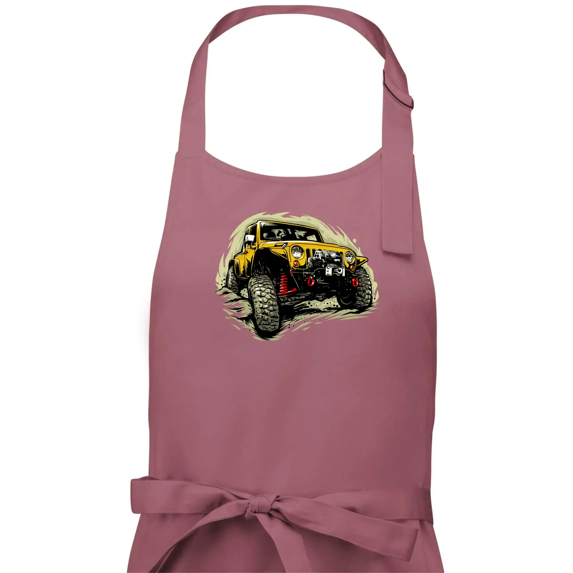 Žlutý offroad s navijákem