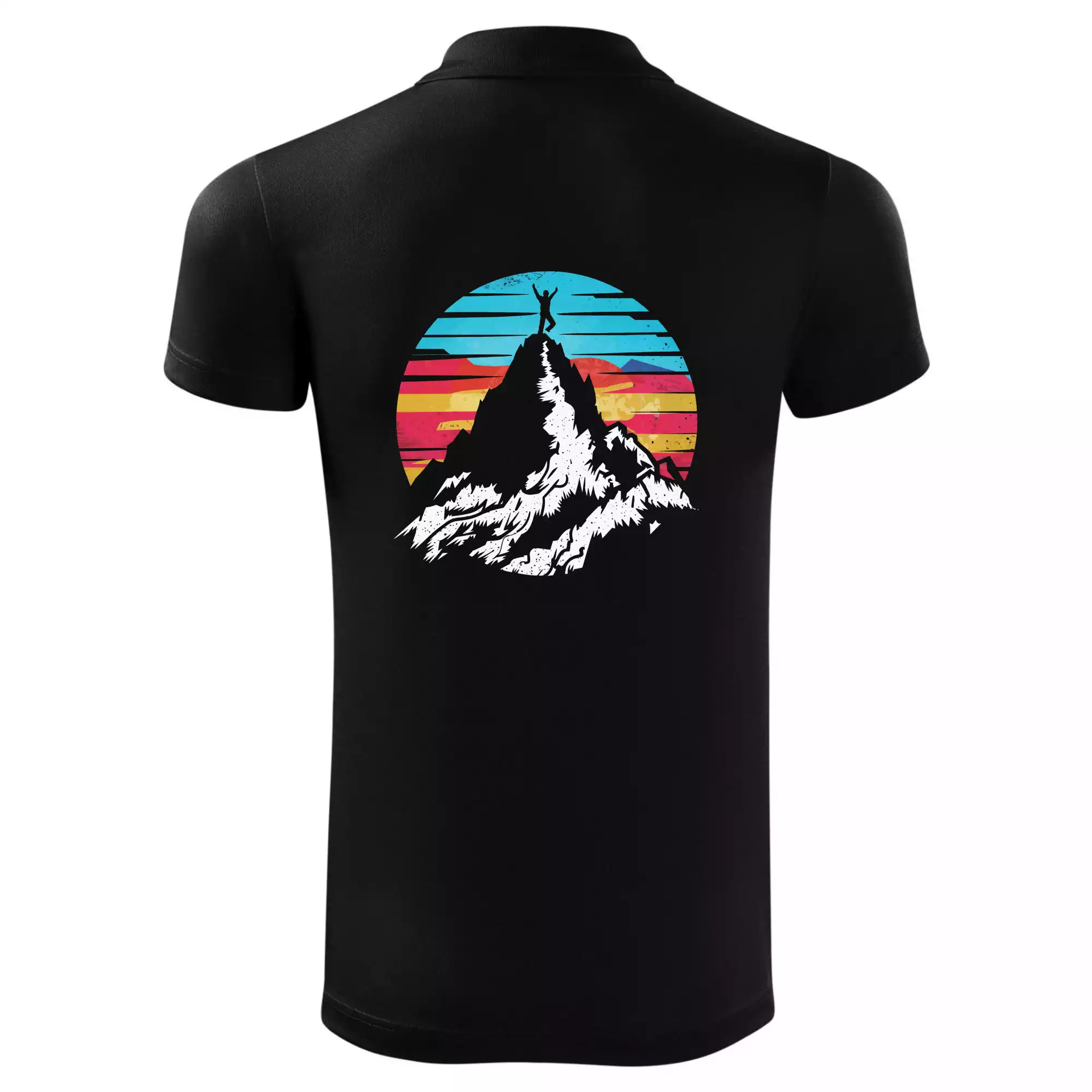 Horolezec - barevné pruhy