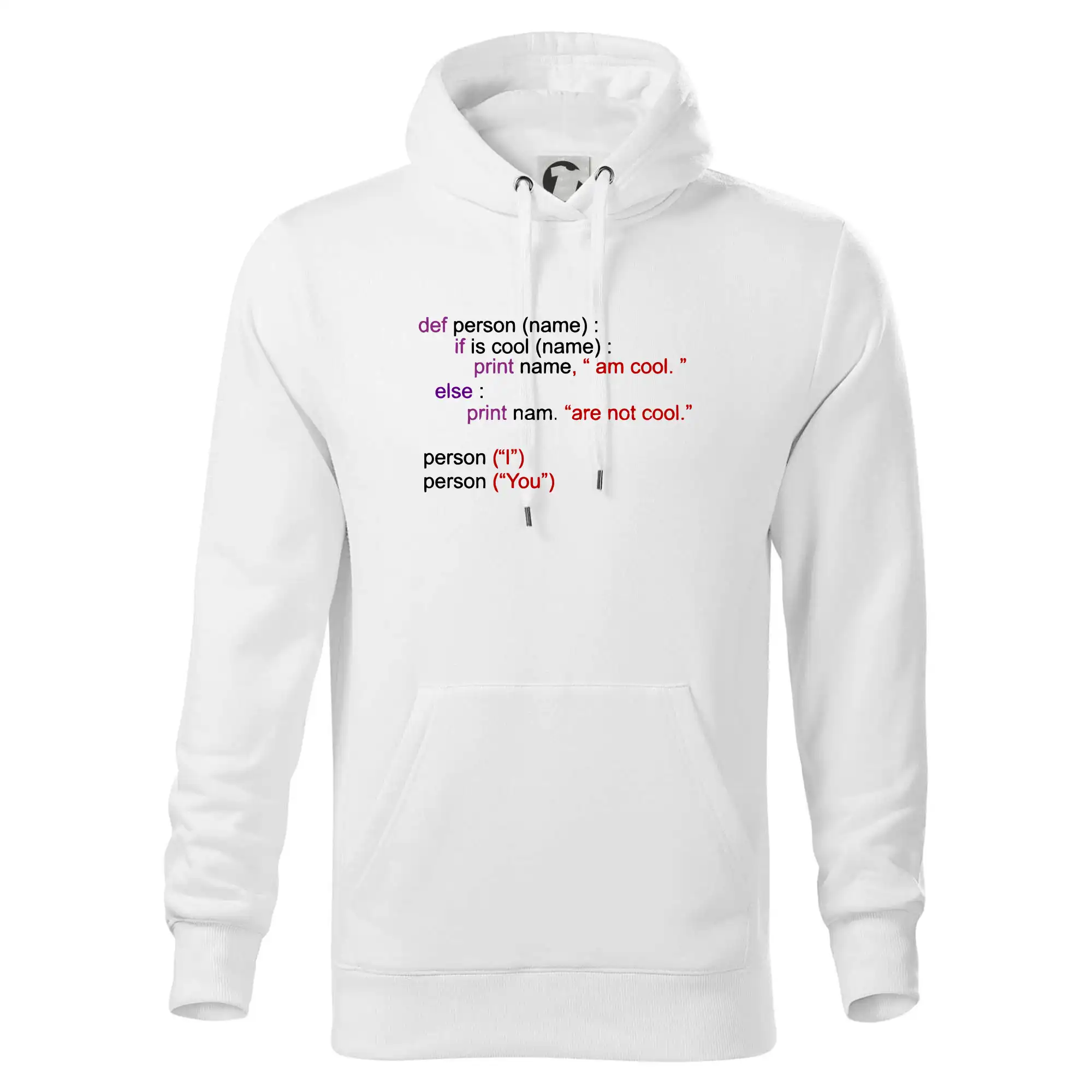 Python I am cool, You are not cool