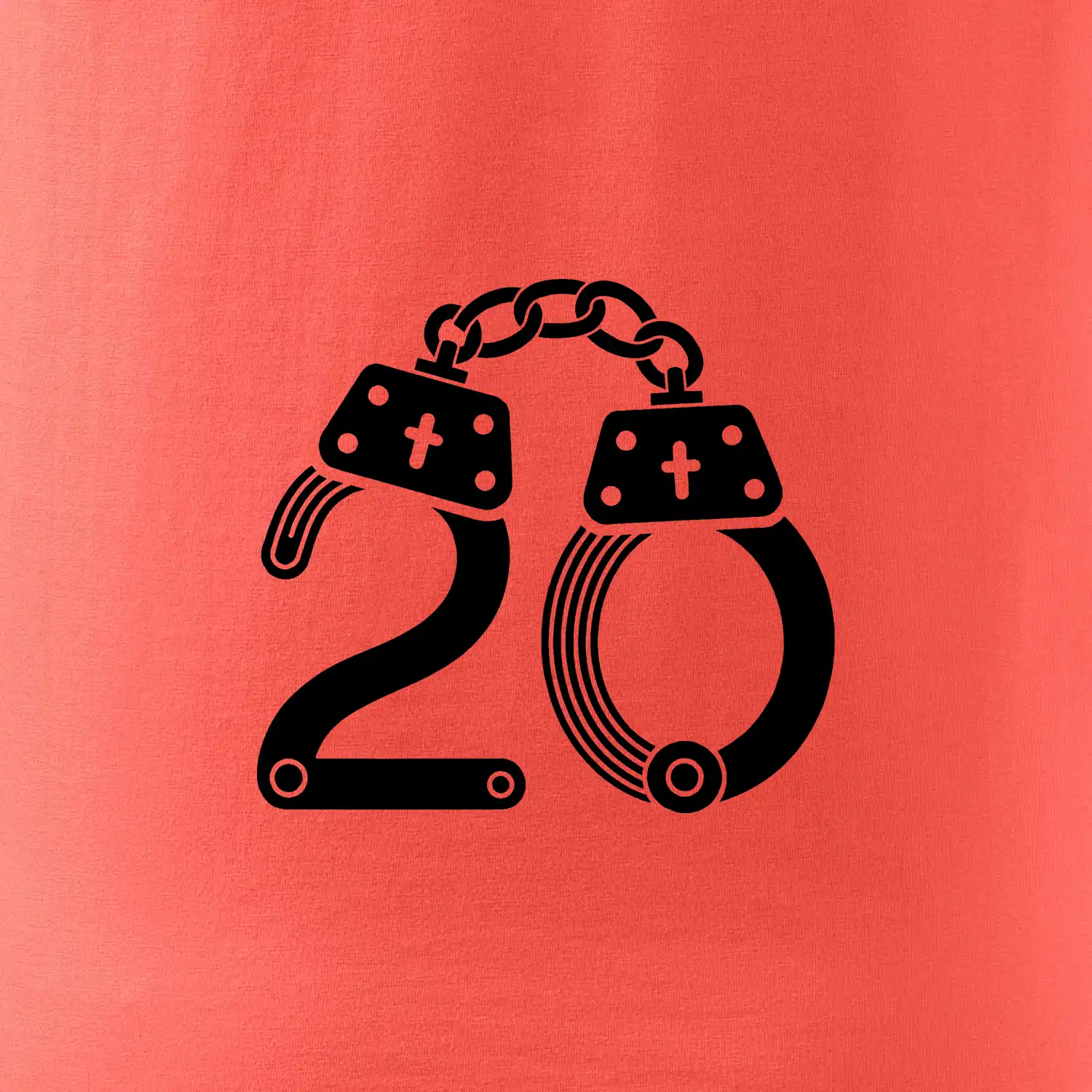 Narozeninové tričko pro policajta - pouta 20