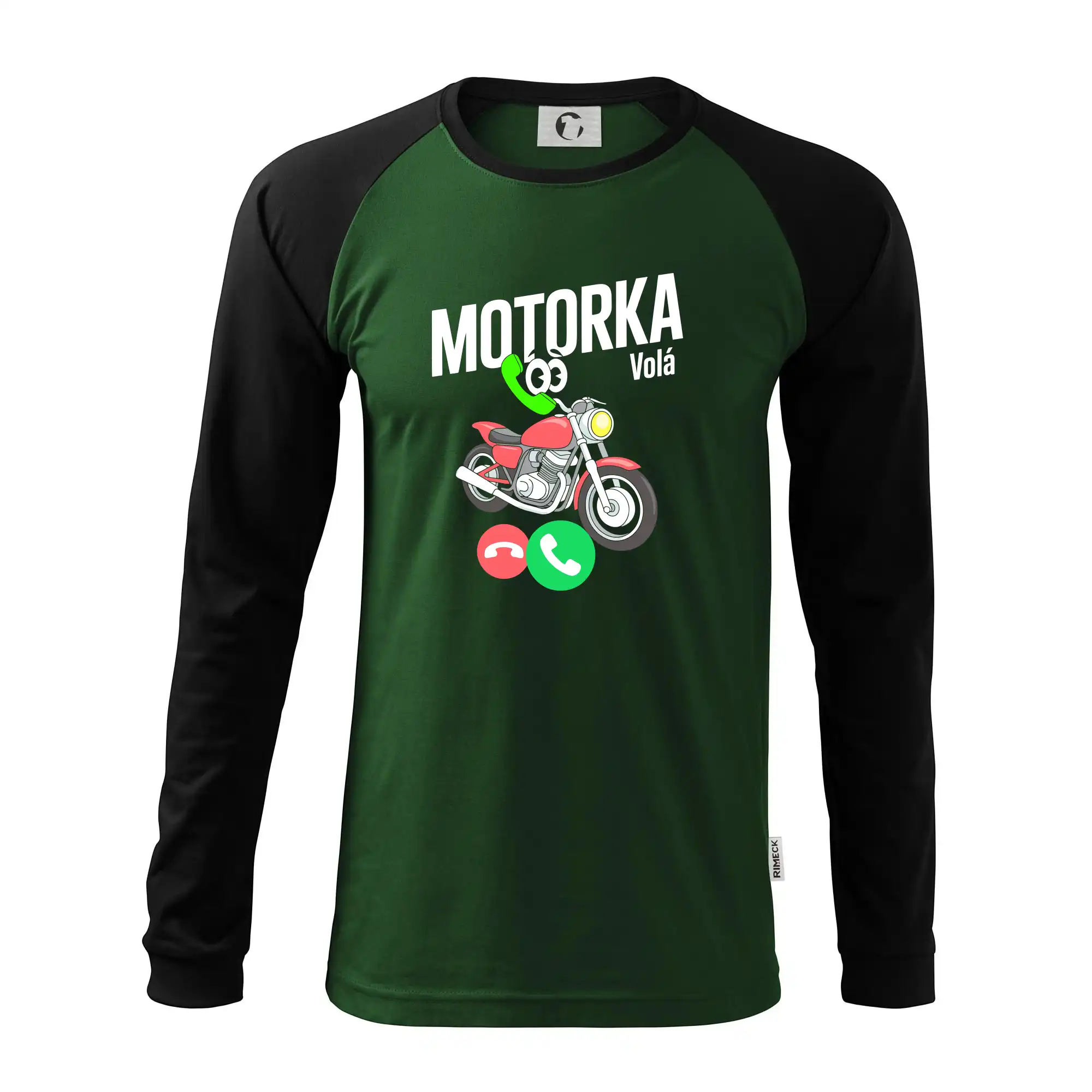 Karikatura motorka silnice volá