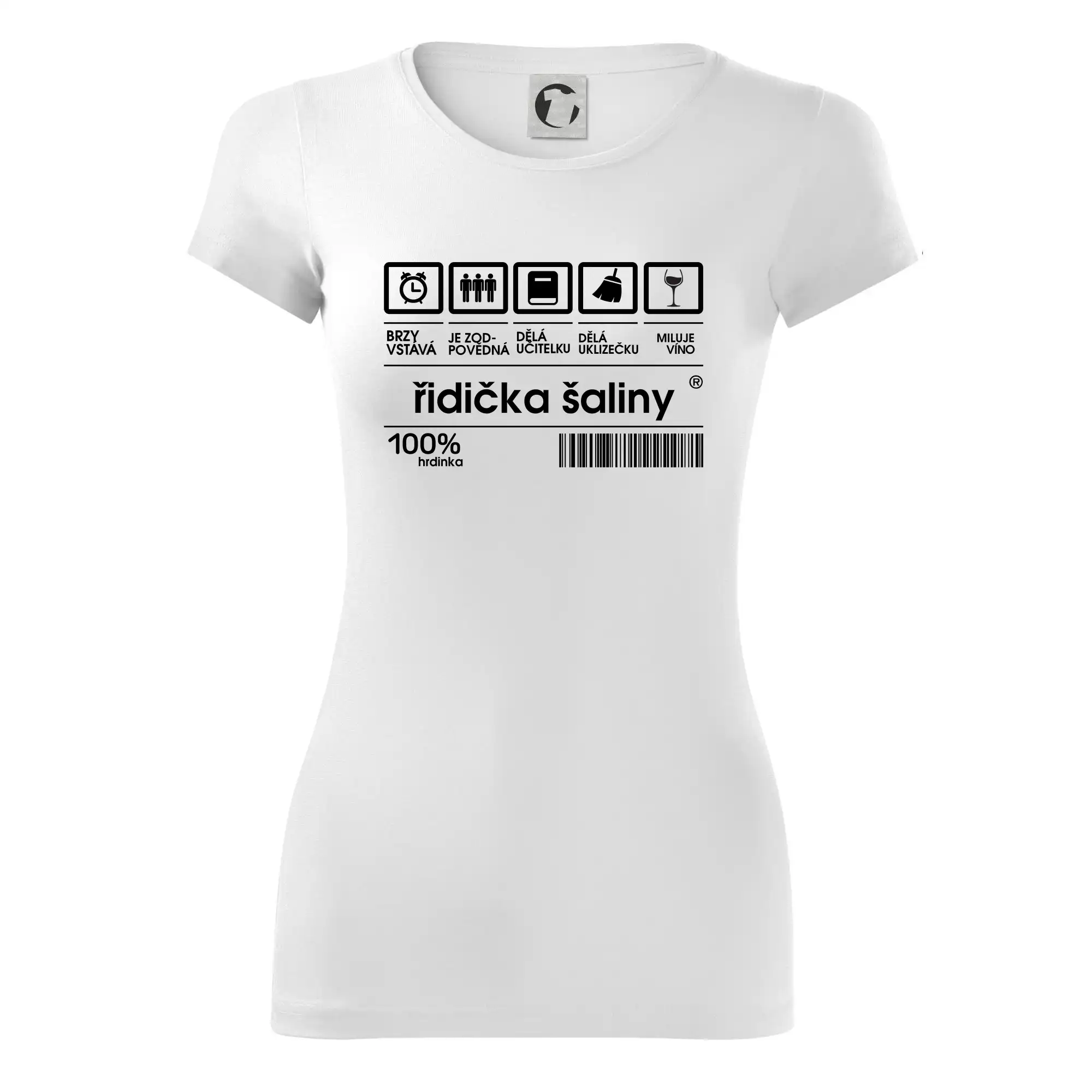 Čárový kód - řidička šaliny