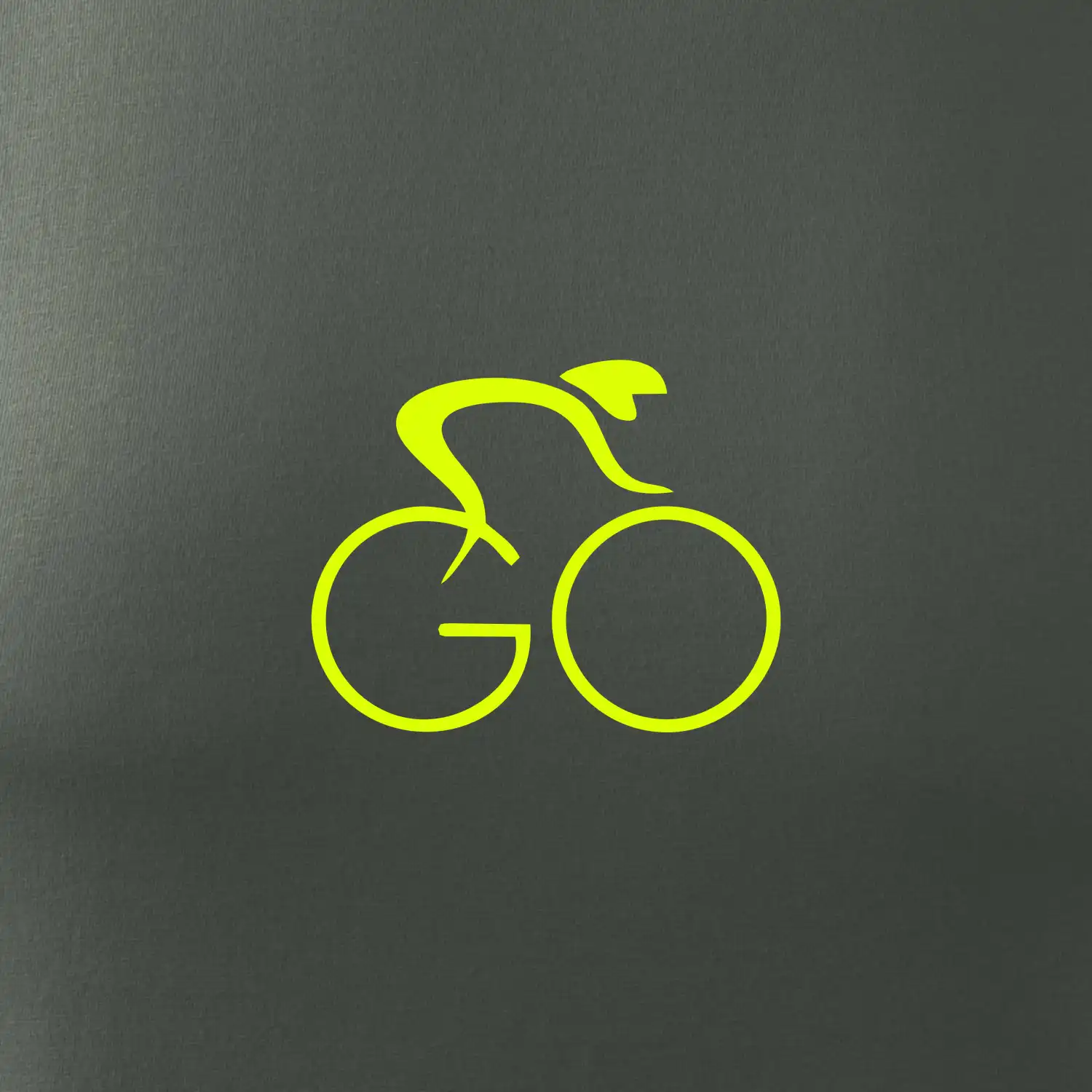 GO - Fluo cyklista malý