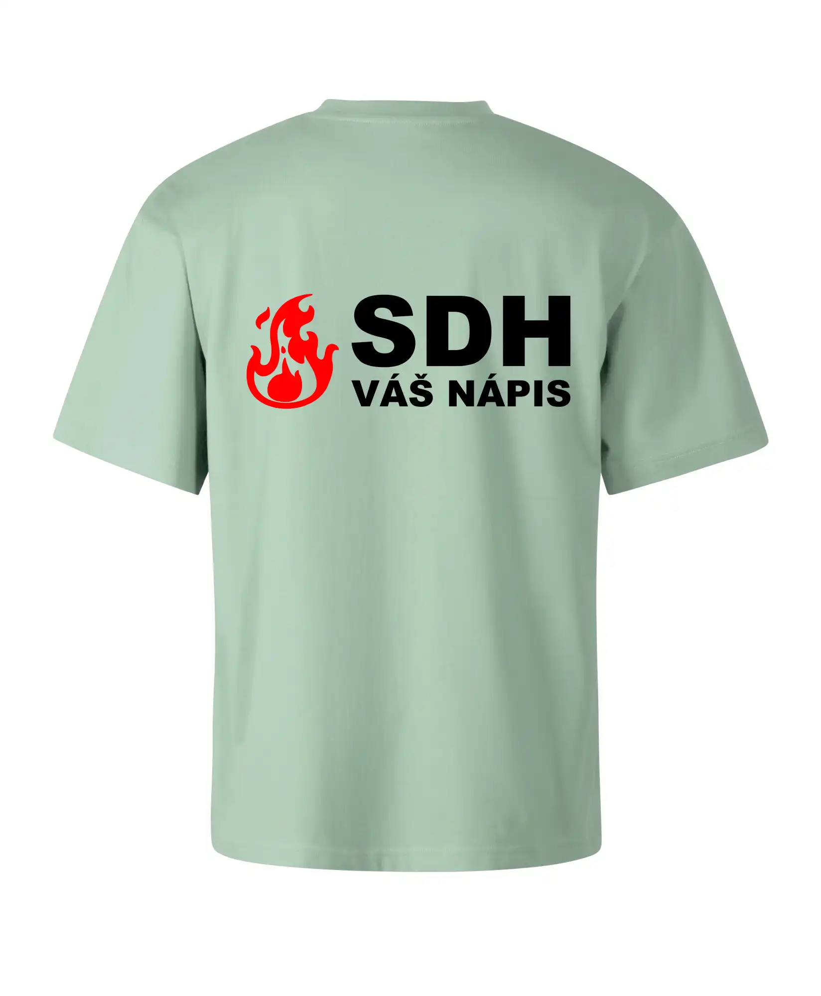 SDH nápis (oheň, firesport, název sboru - vlastní nápis)