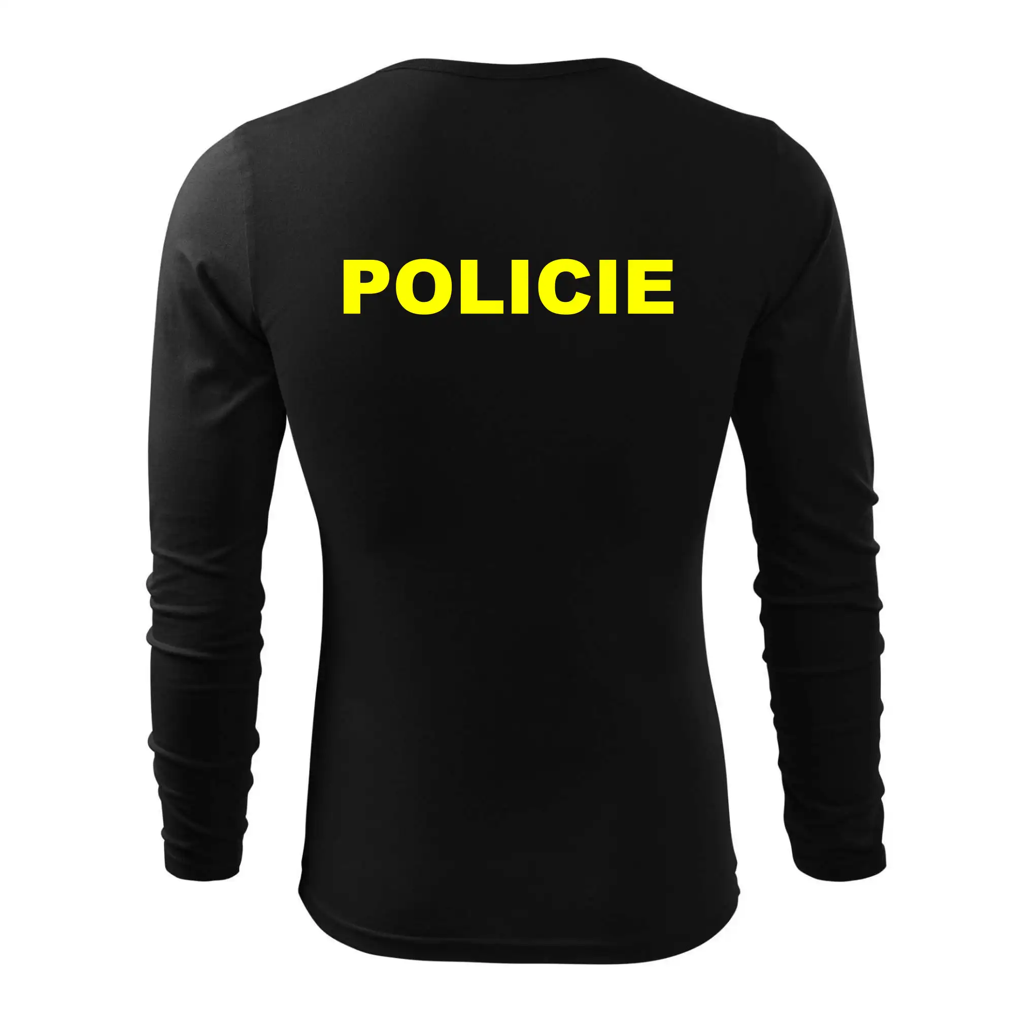 Policie Nápis žlutý
