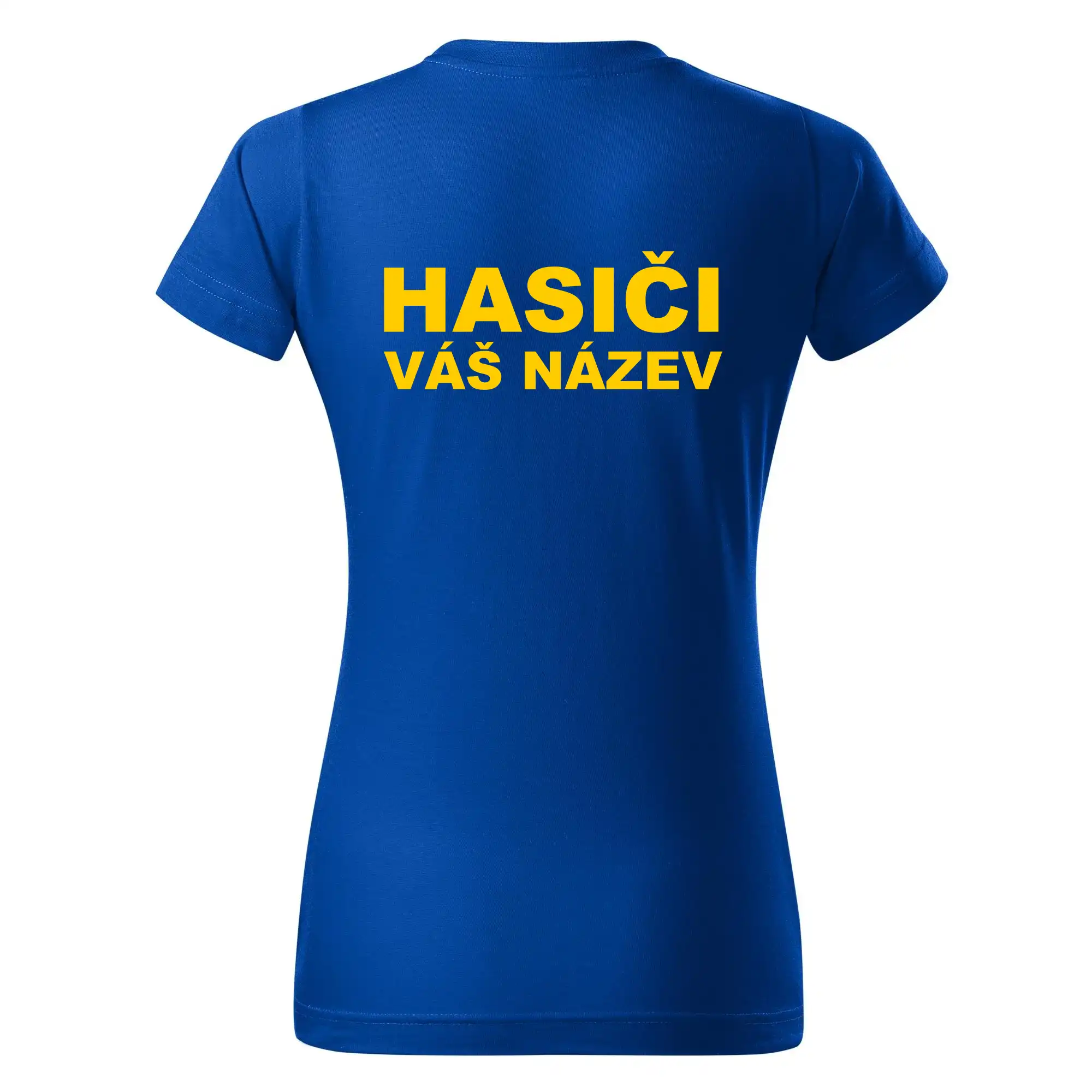 Hasiči - žlutý nápis - váš název sboru