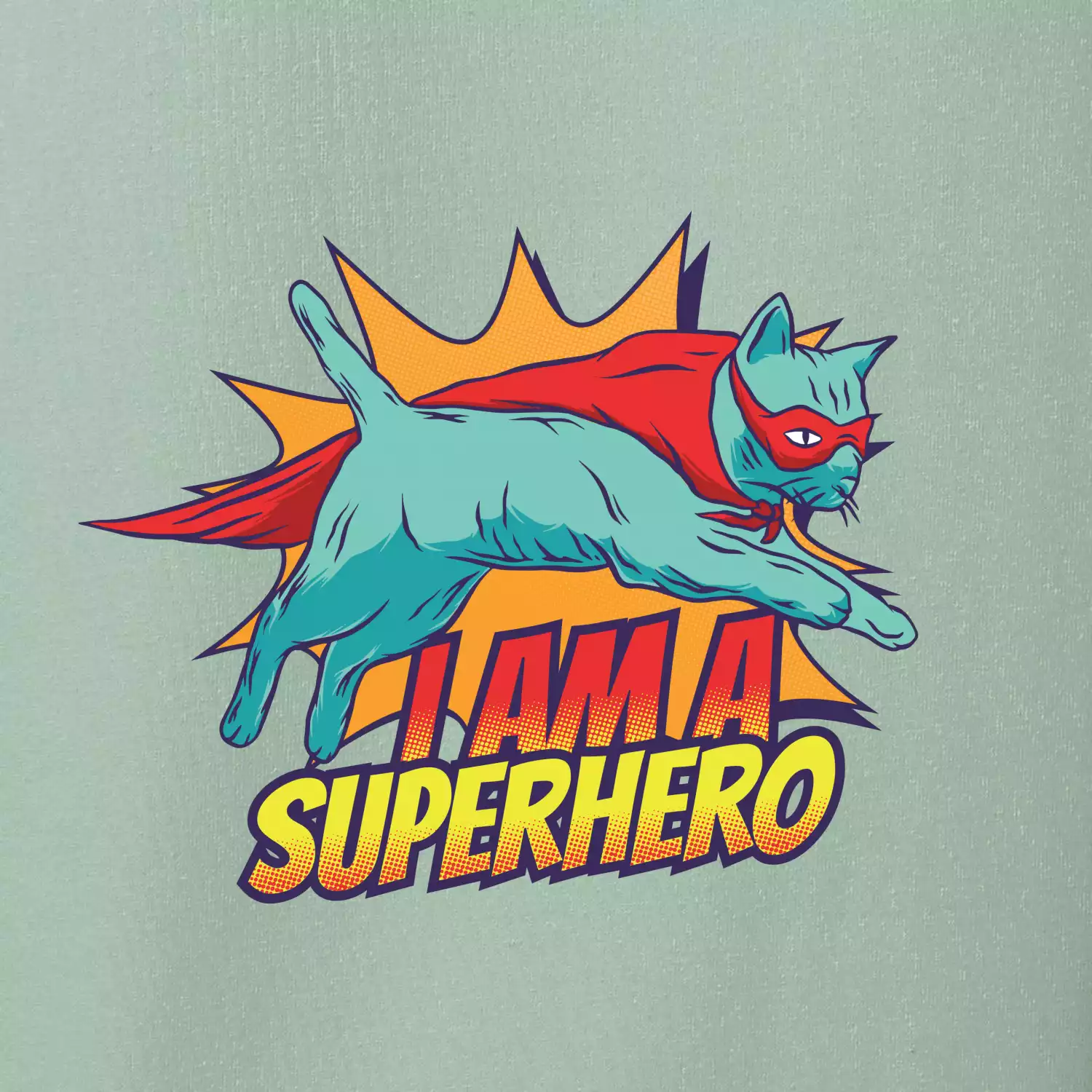 Kočka I am a Superhero