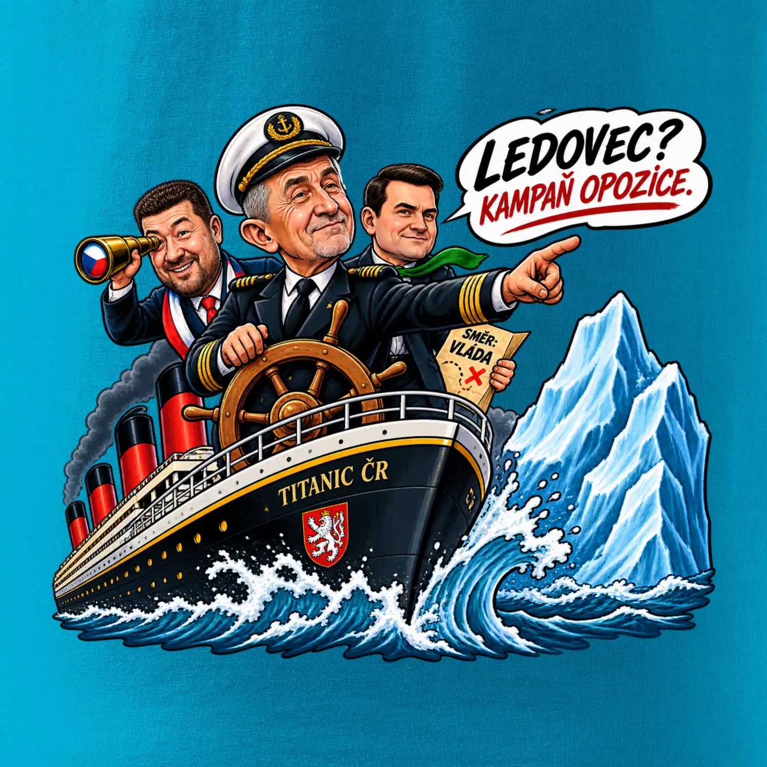 Babiš jako kapitán Titaniku