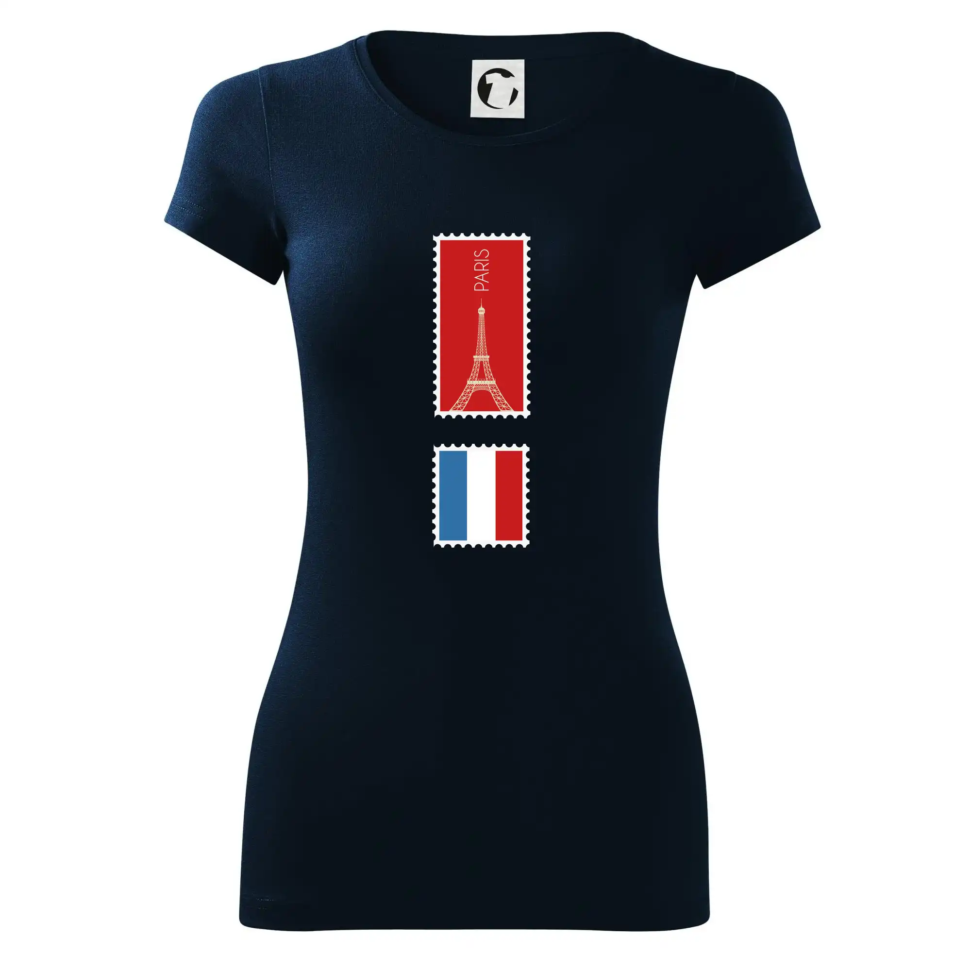 Paříž známka barevná