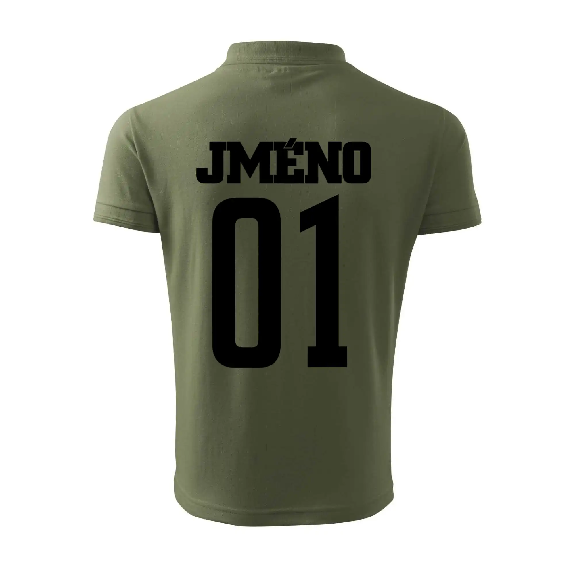 Fotbalový dres - vlastní jméno a číslo