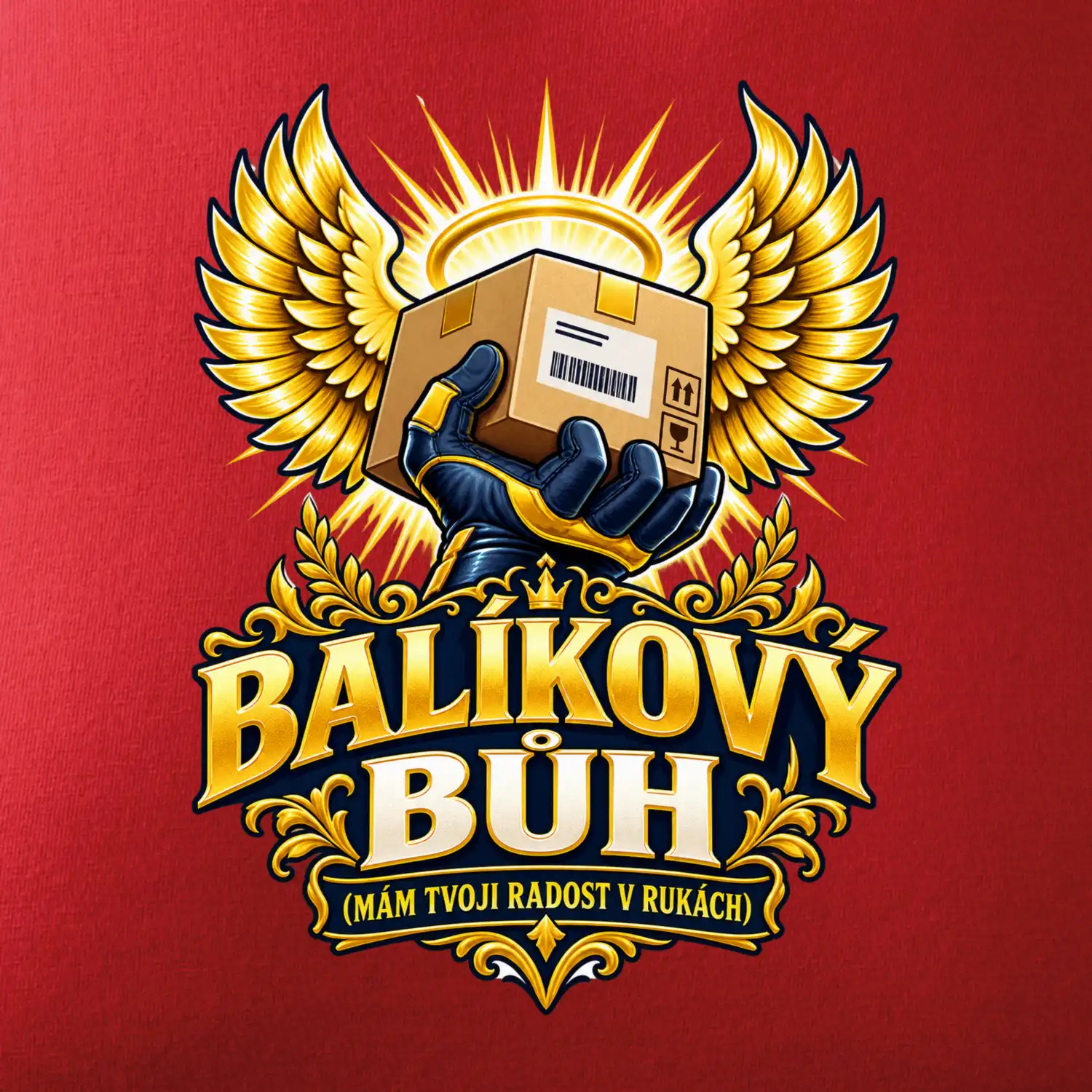Balíkový bůh mám tvoji radost v rukách