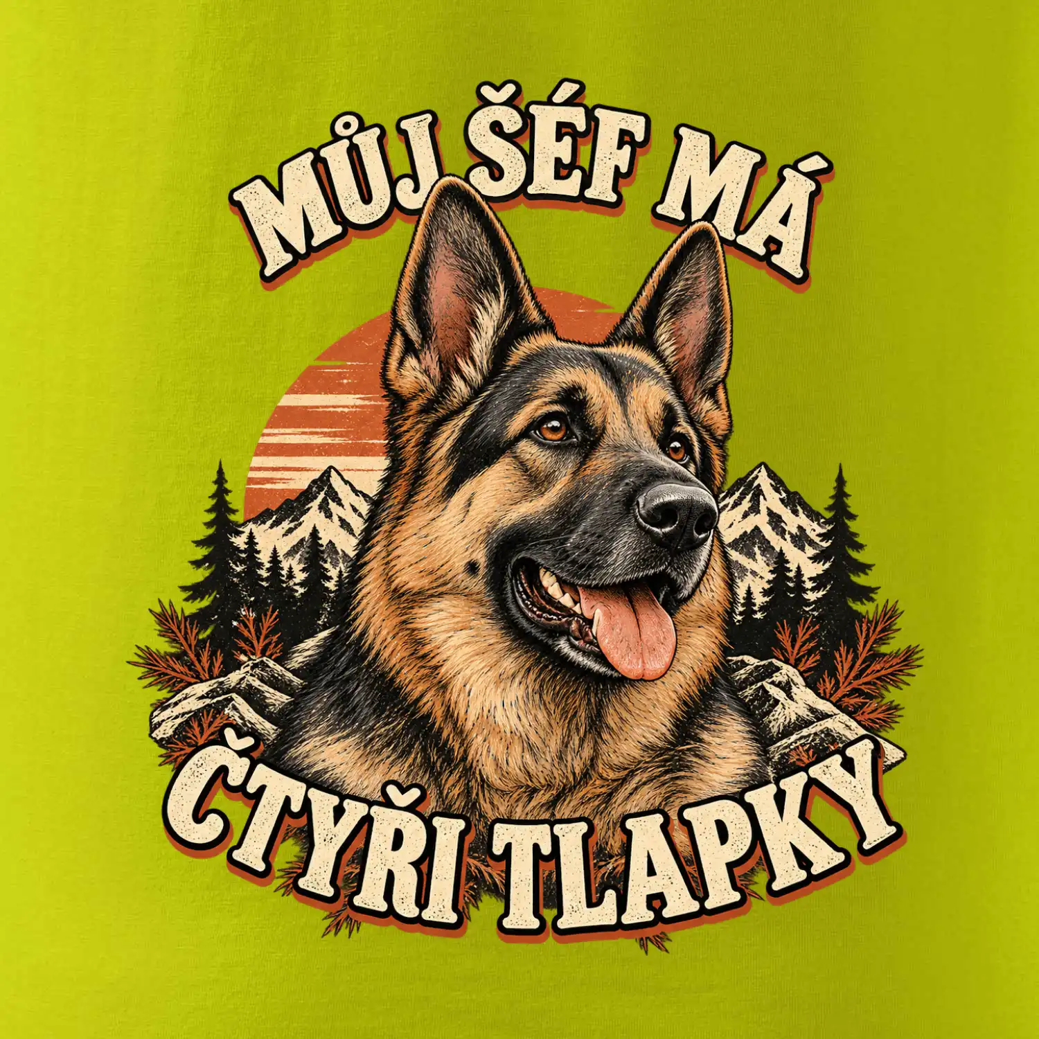 Můj šéf má čtyři tlapky - německý ovčák