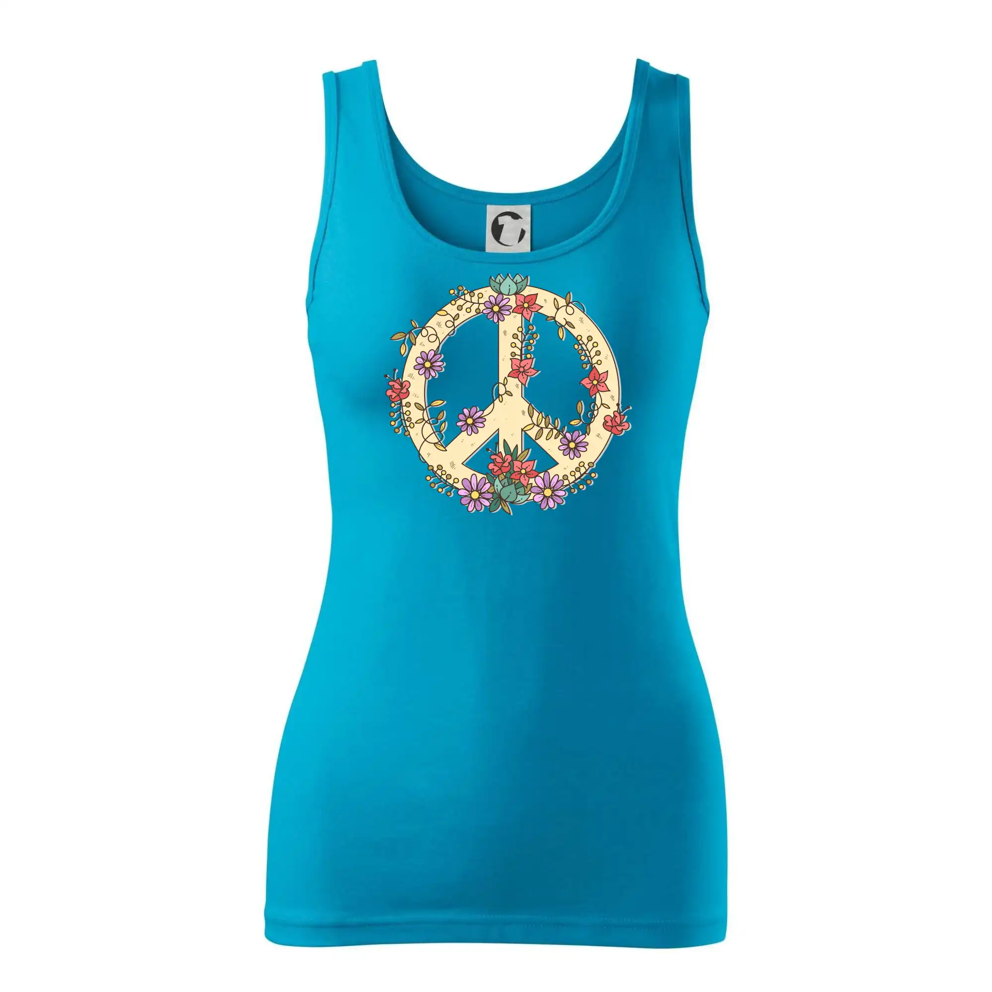 Peace symbol pískový