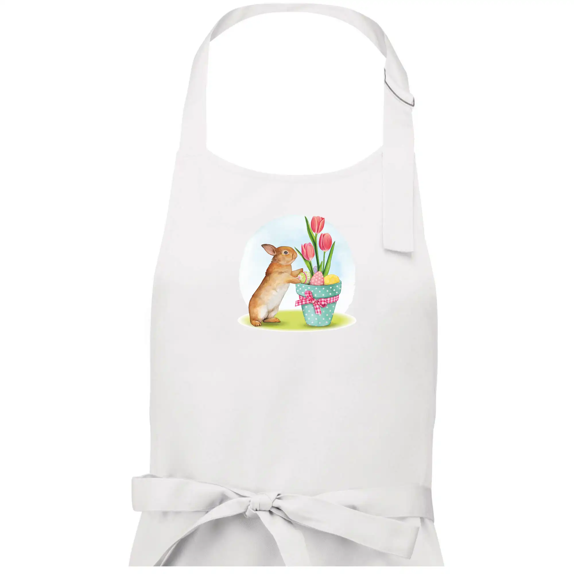 Velikonoční zajíček tulipány