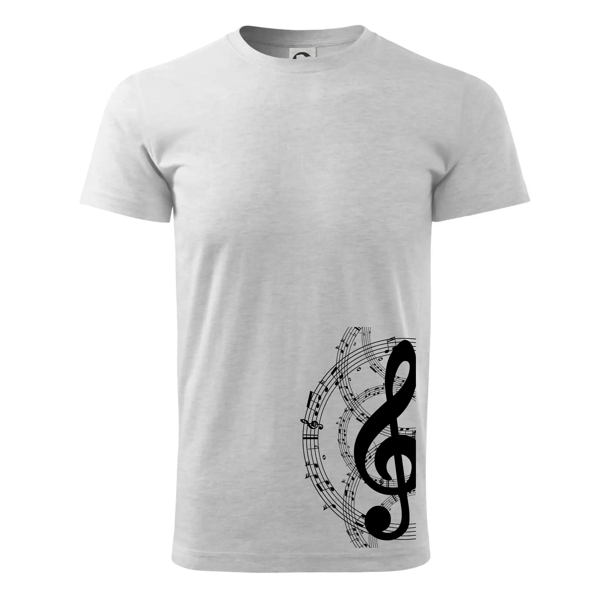 Houslový klíč a noty