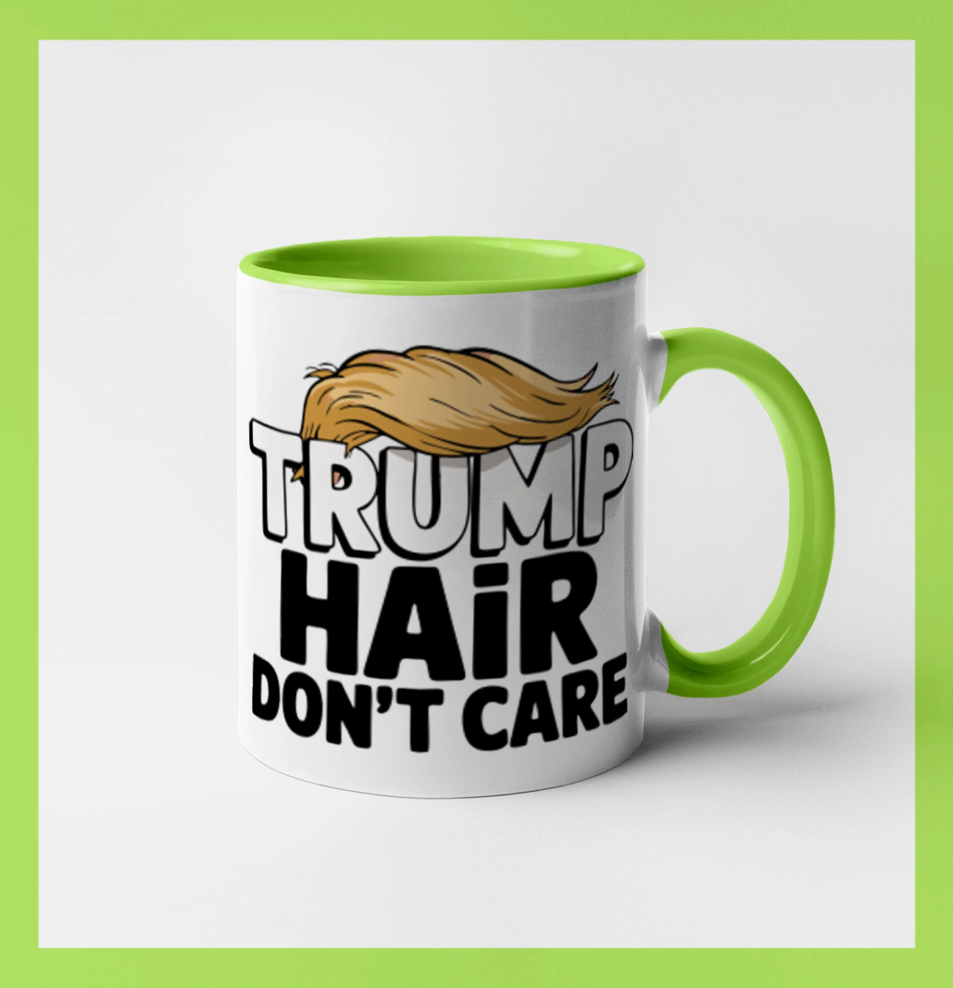 Trump hair dont care